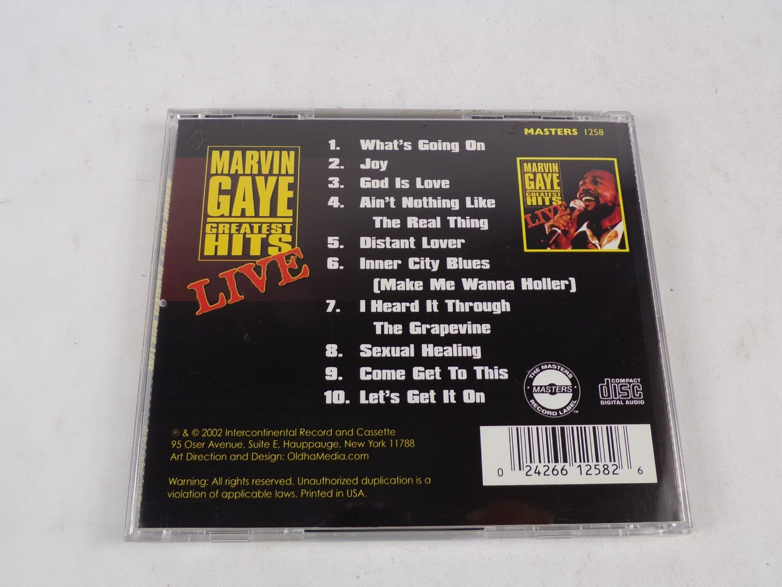 Marvin Gaye Greatest Hits What's Going On Joy God Is Love Ain't Nothing CD#53