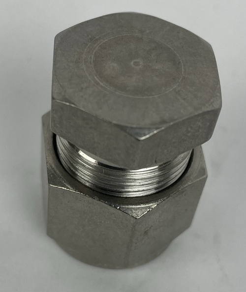 OEM Swagelock 1" Tube Cap - Double Ferrule 316 Stainless Steel Compression Tube