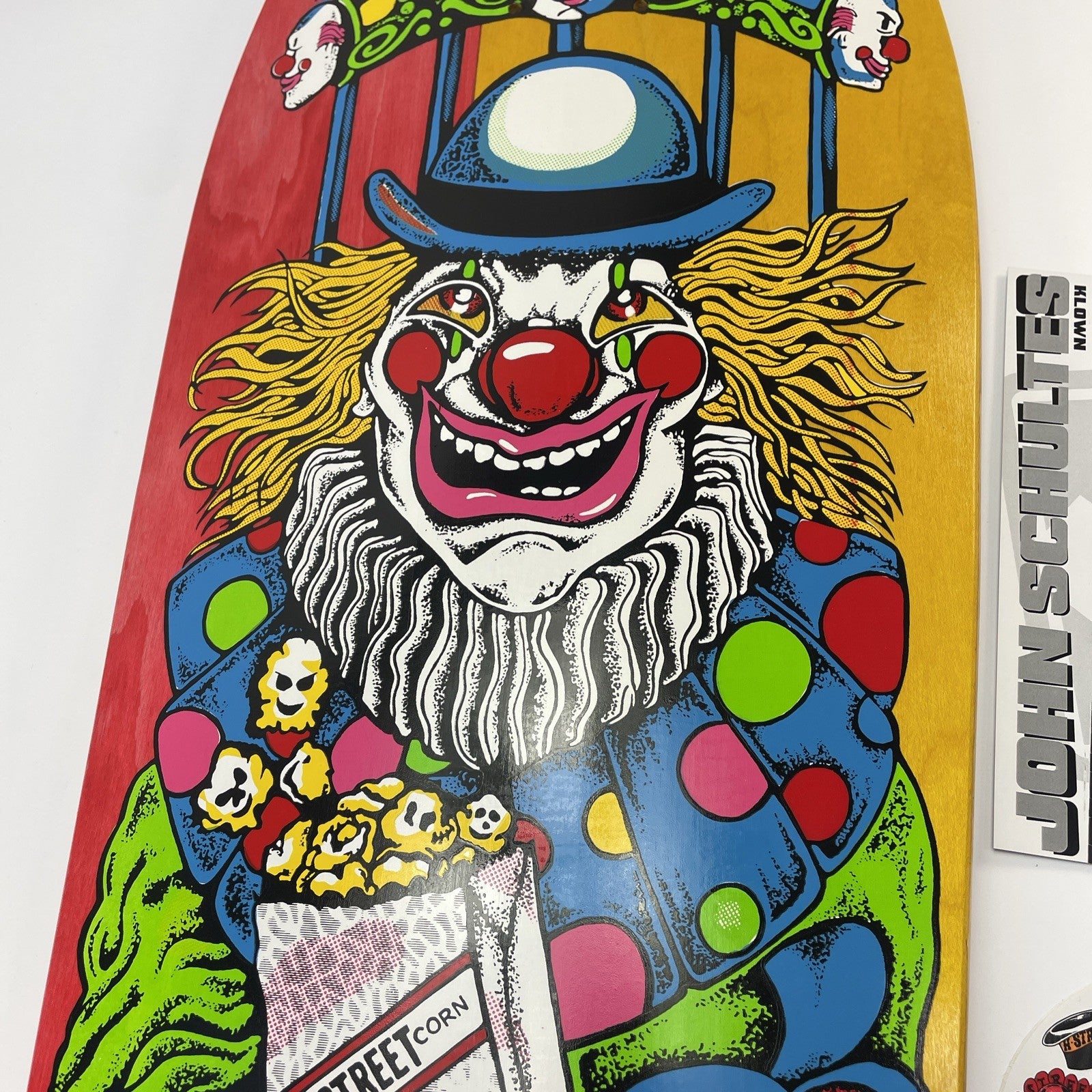 John Schultes A Series Clown H-Street Skateboard Deck Limited Edition #03 of 136