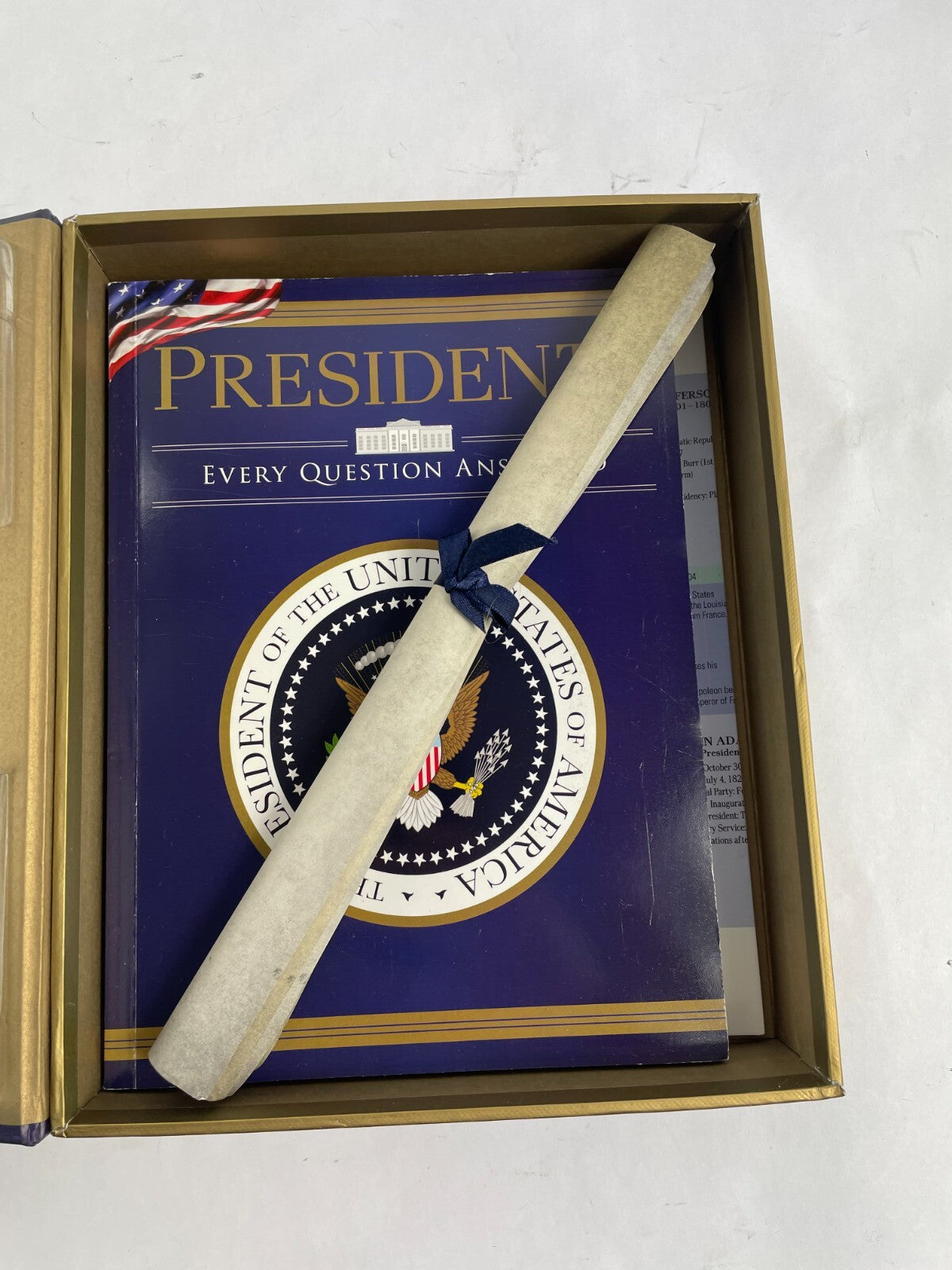 President Every Question Answered by Hinkler Books + DVD + Constitution Replica
