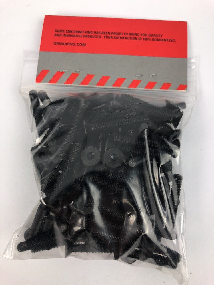 NOS Grind King 1.25-inch Allen key skateboard hardware bulk pack of 100 pieces.