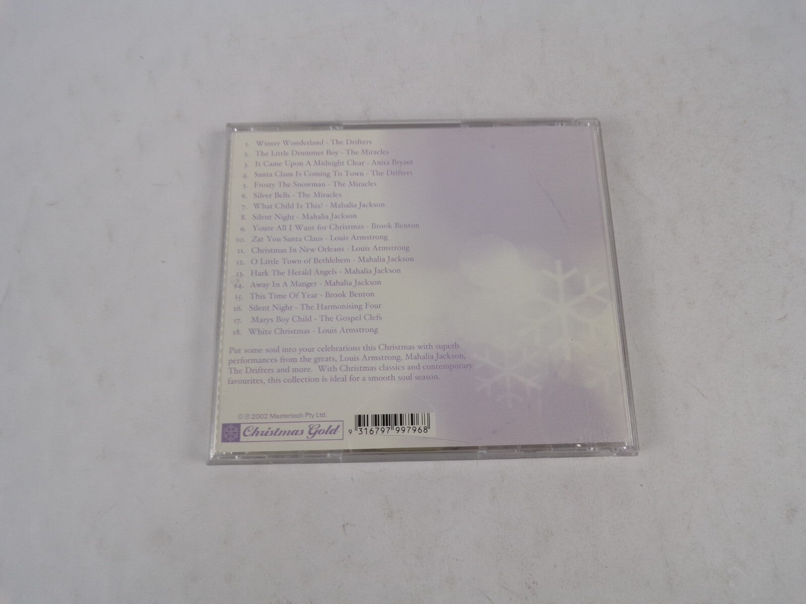 Gospel Christmas With Soul Mahalia Jackson The Drifters Louis Armstrong CD#19
