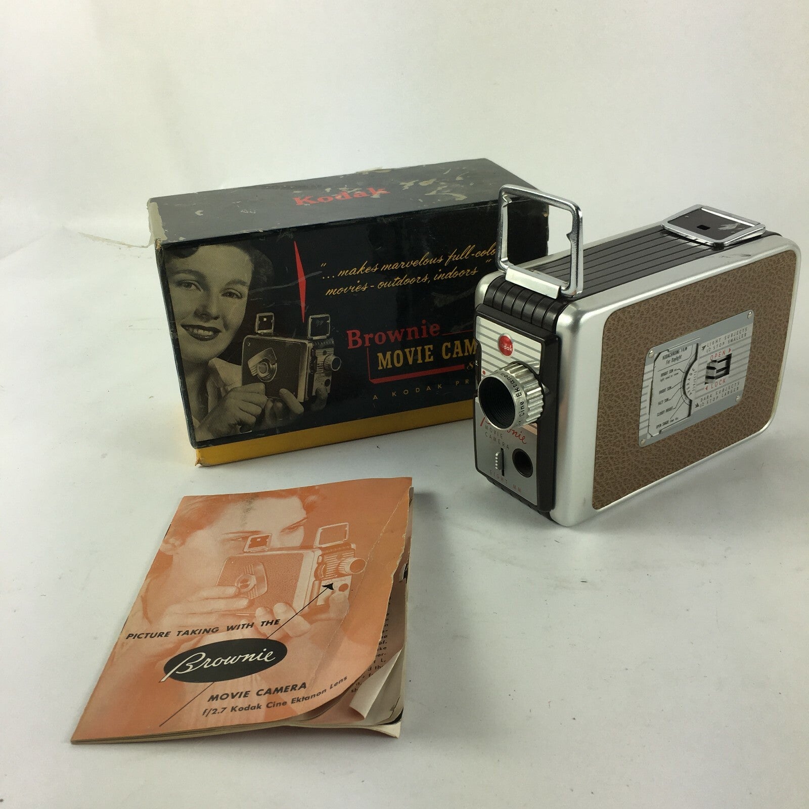 Vintage Kodak Brownie Movie 8mm Camera Lens 13mm T1