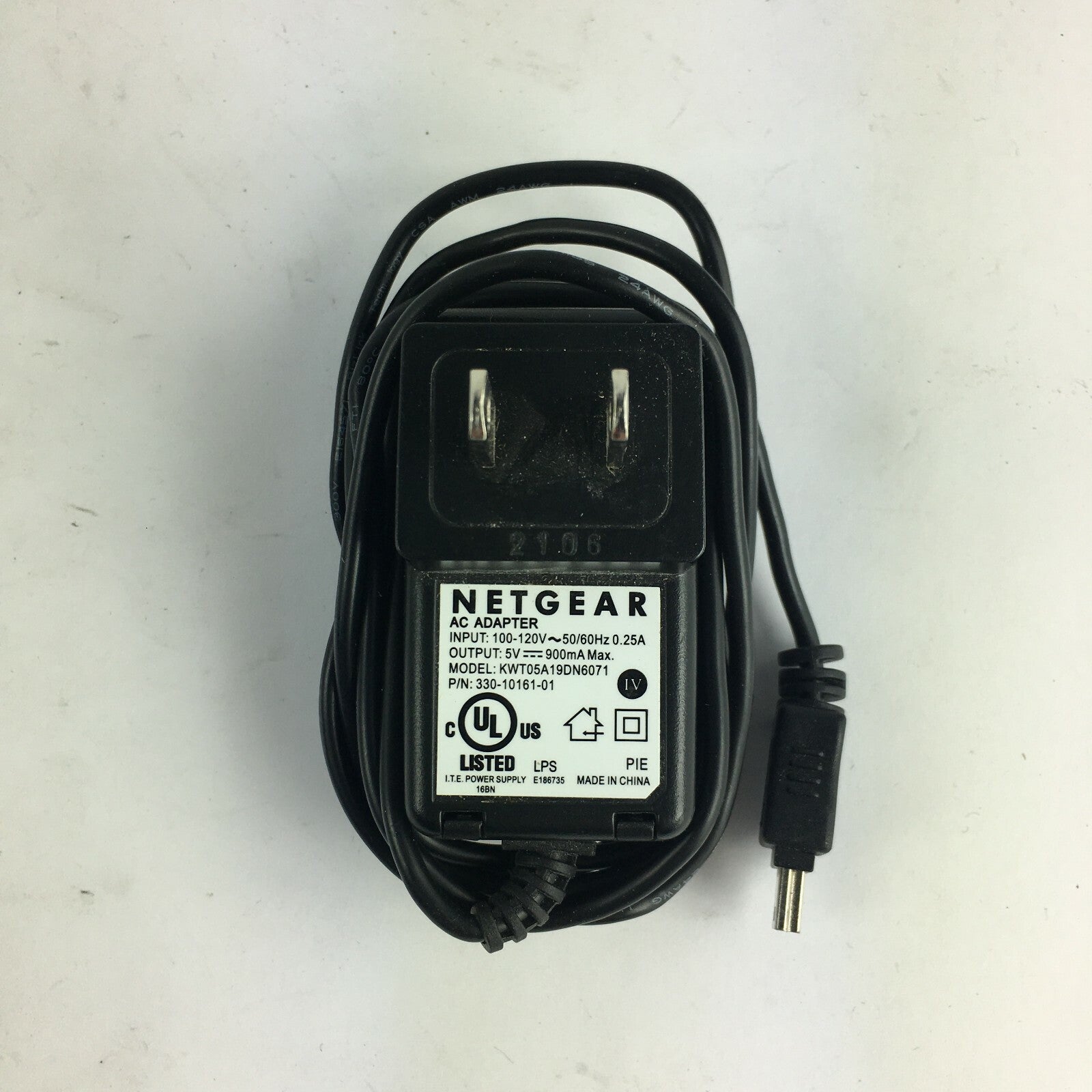 Genuine Netgear KWT05A19DN6071 Output 5V 900mA E-4 Power Supply Adapter A9