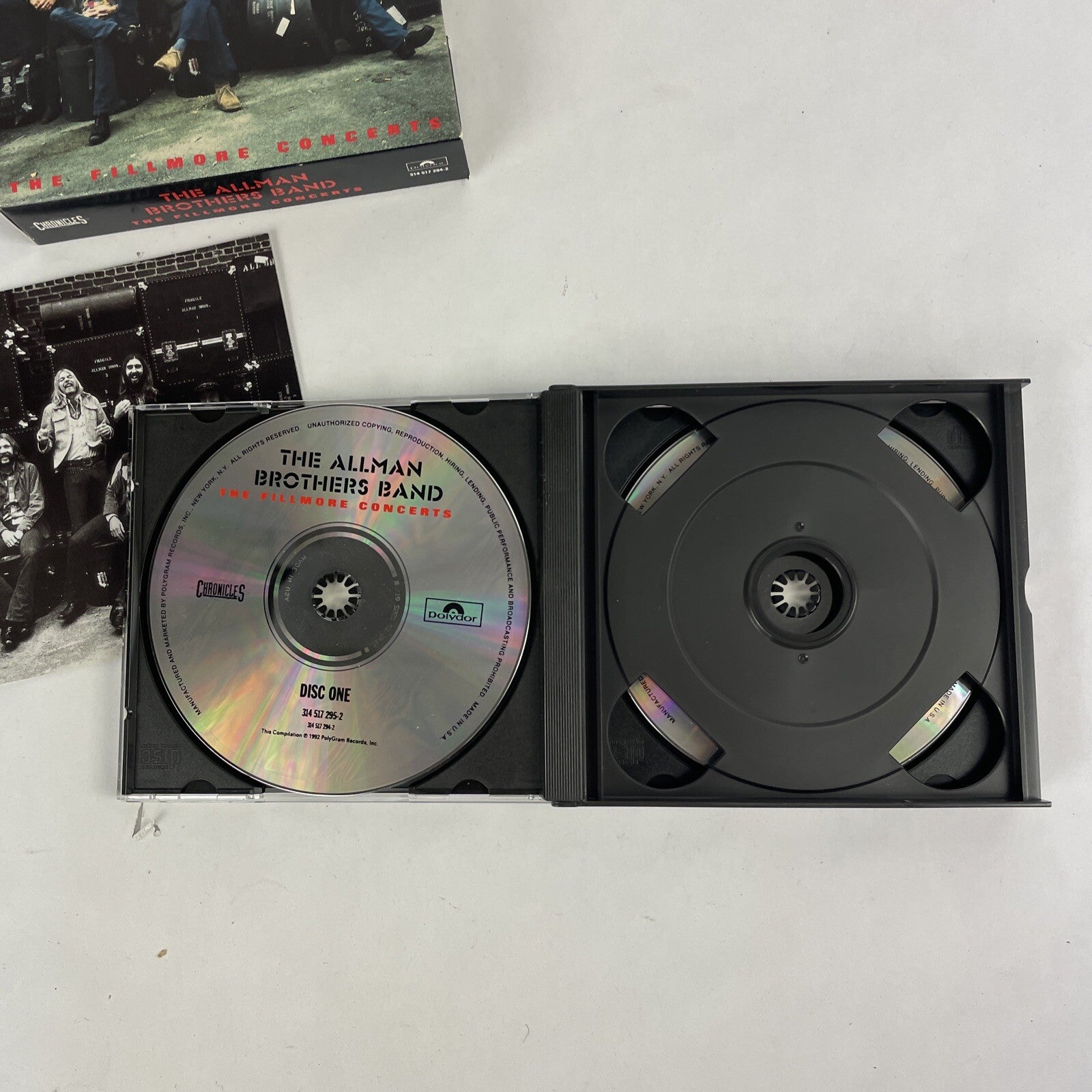 The Allman Brothers Band The Fillmore Concerts 2 CD Box Set (Polydor) #17 
