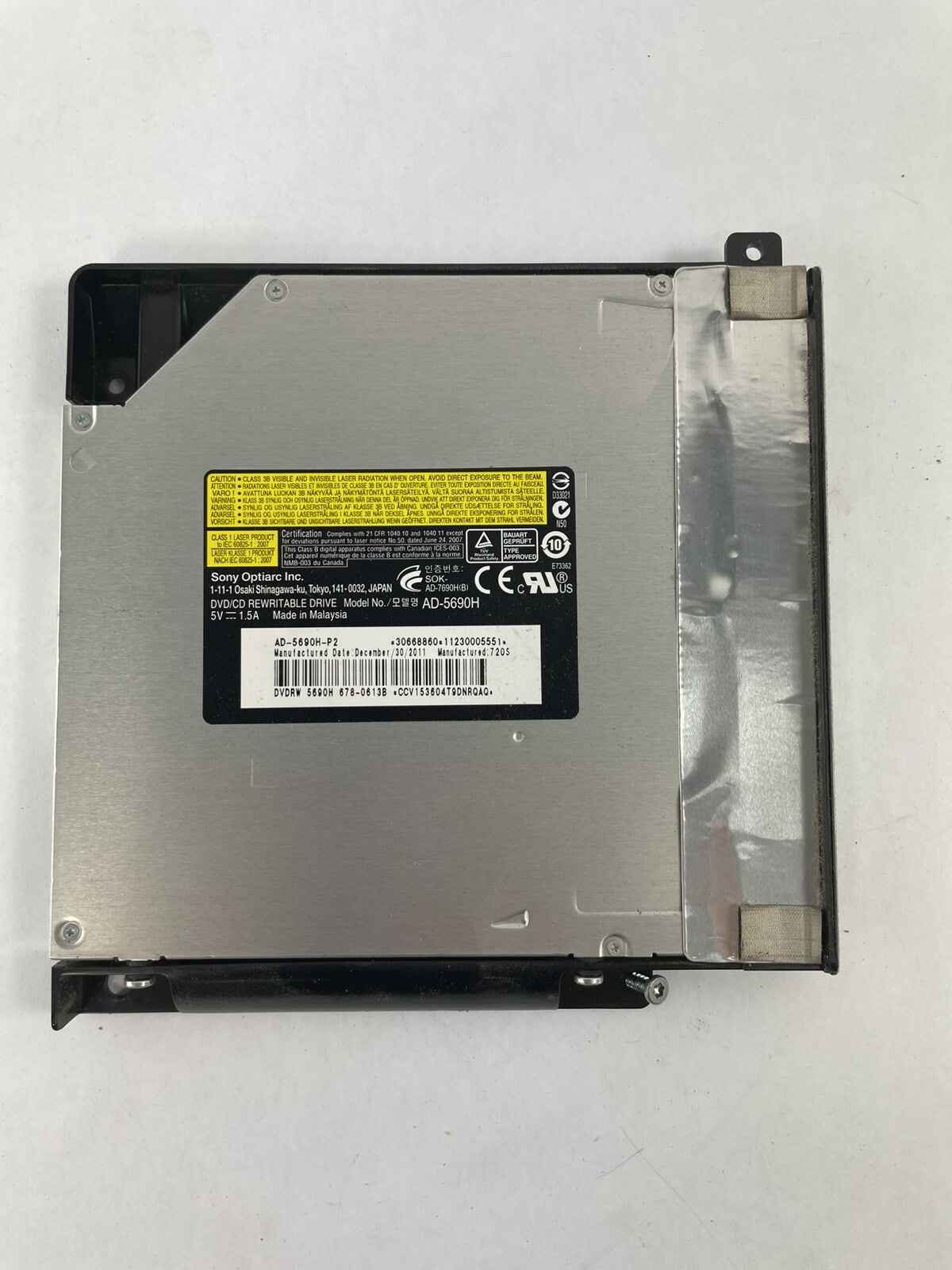 Apple iMac A1312 AD-5690H-P2 DVD-RW Drive 678-0613B Sony Original