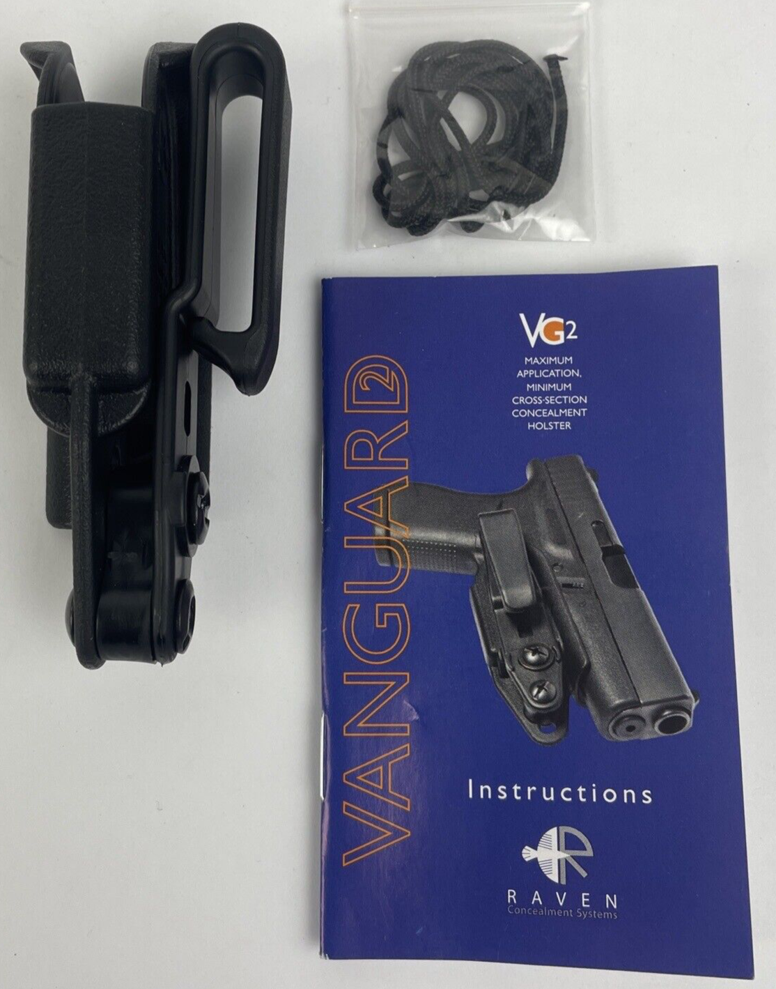 Raven Concealment Systems Vanguard VG2 Holster for GLOCK LANYARD KIT - NOS