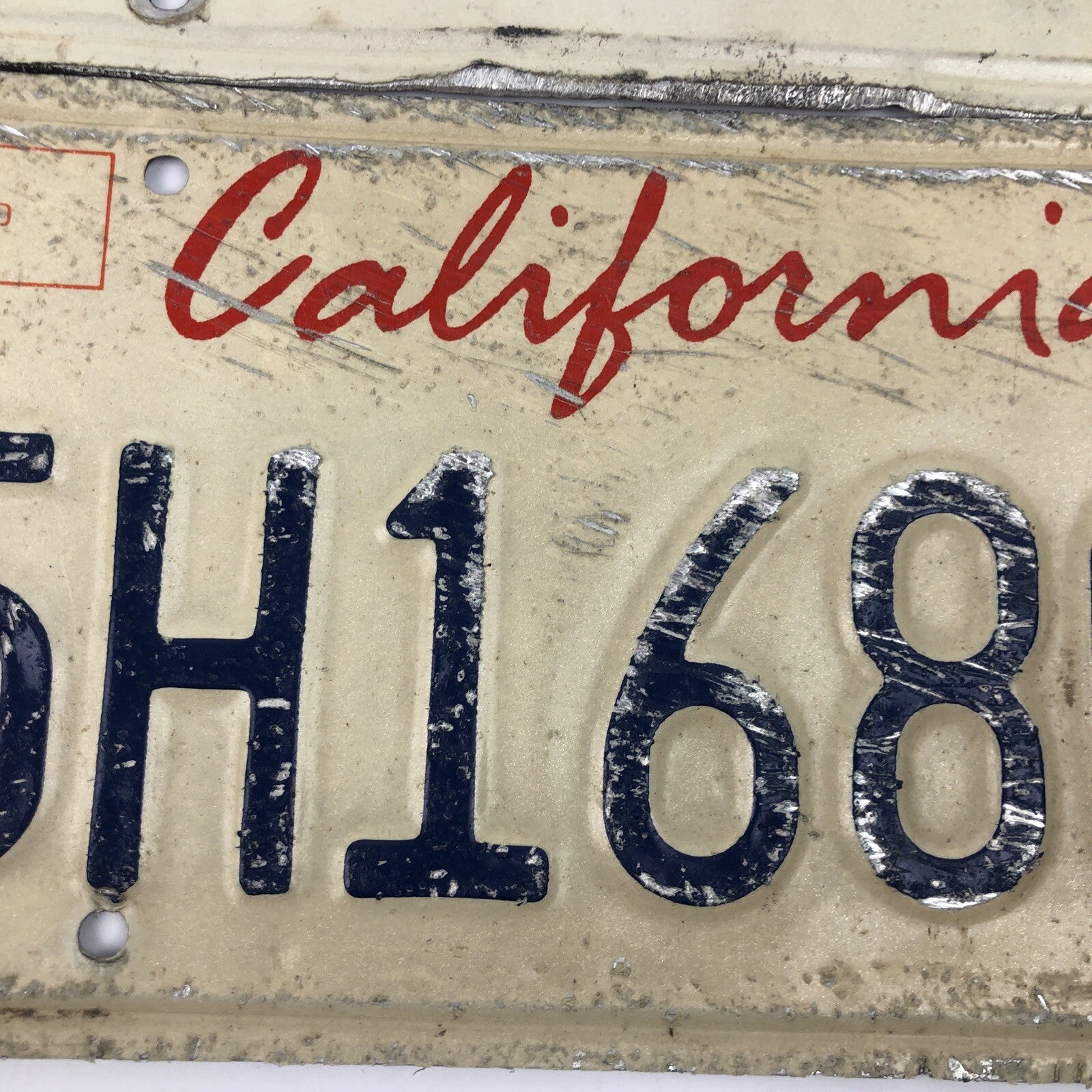 3 x California License Plates Year - 1998 + 