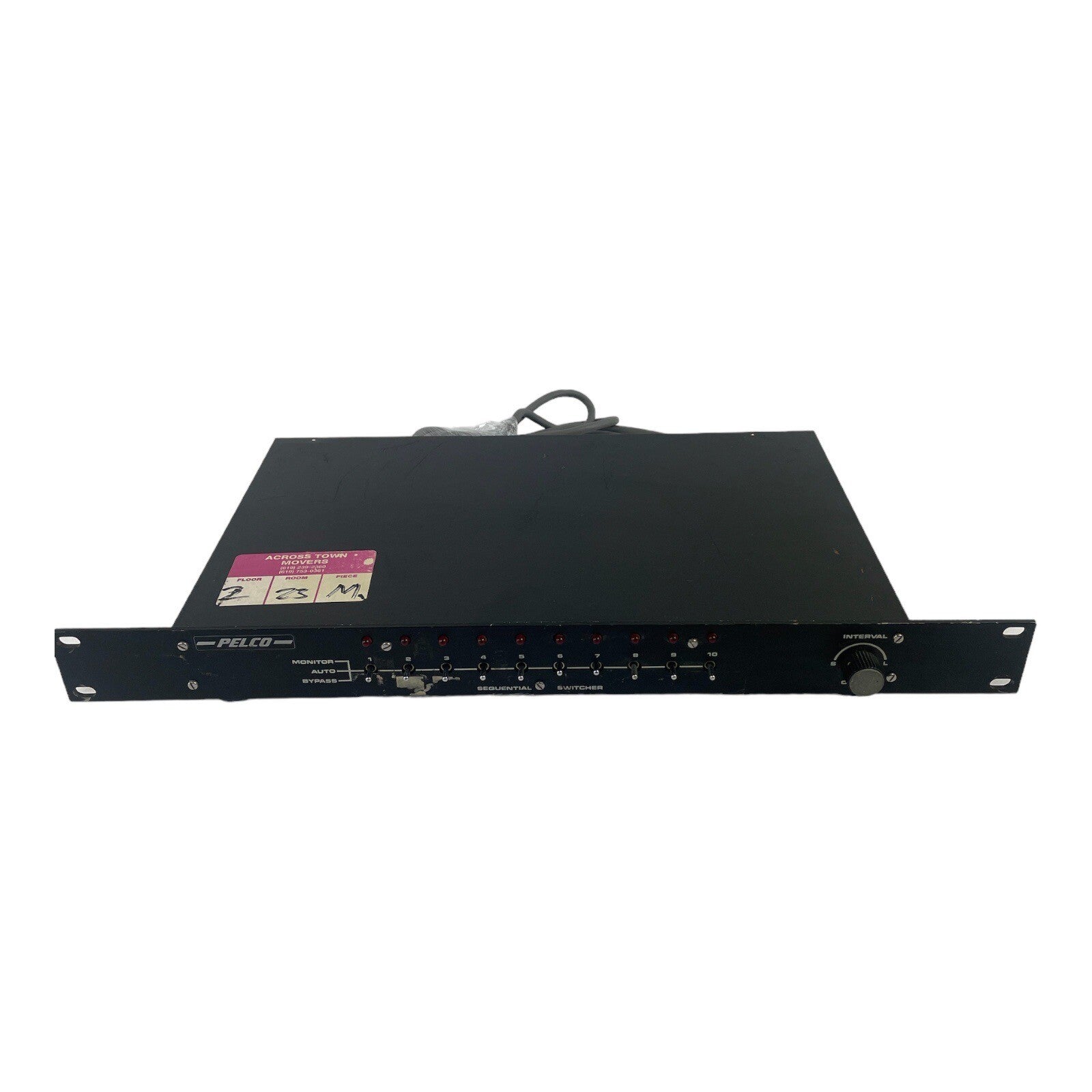 Pelco vs510hr Sequential Switcher 117AC 50/60HZ