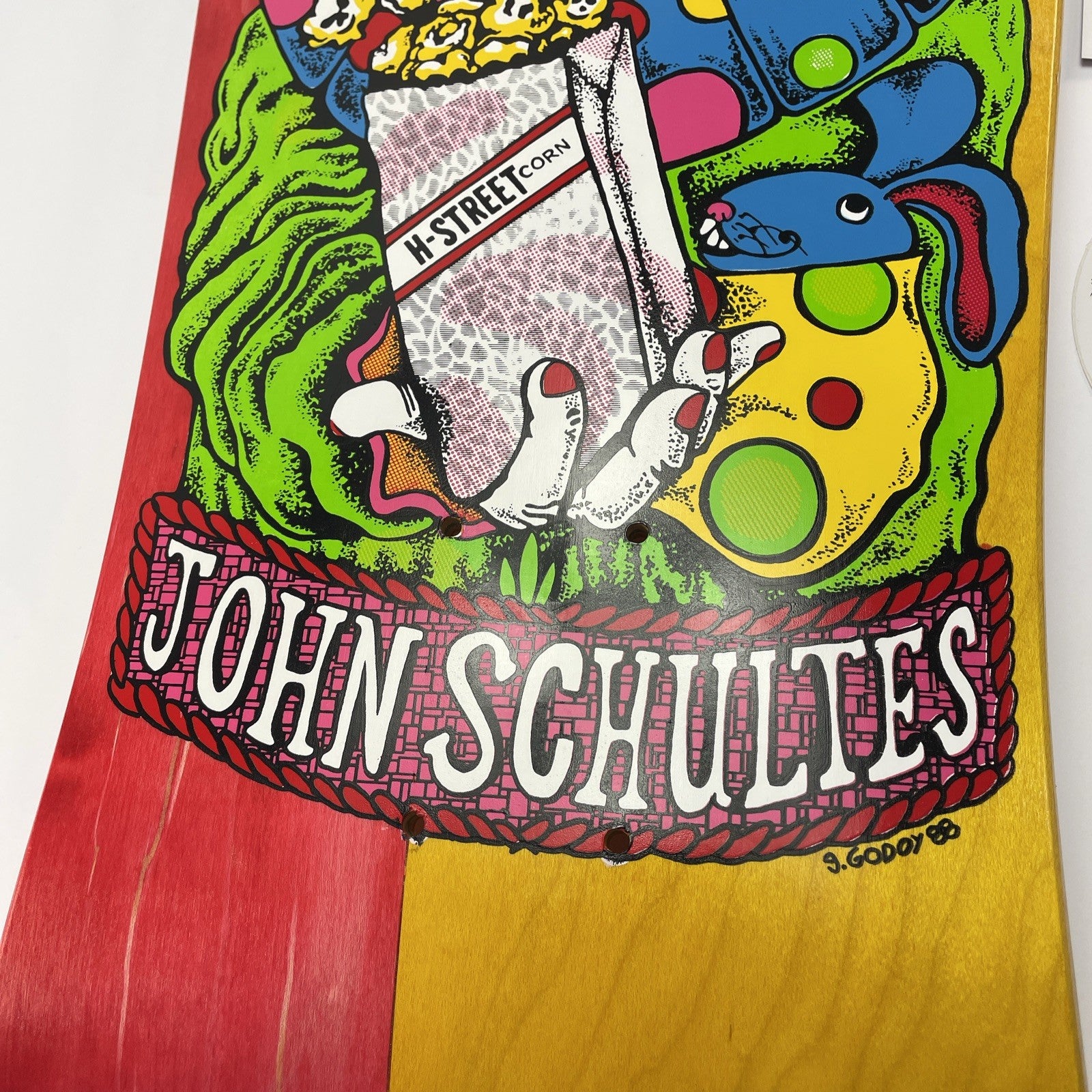 John Schultes A Series Clown H-Street Skateboard Deck Limited Edition #03 of 136