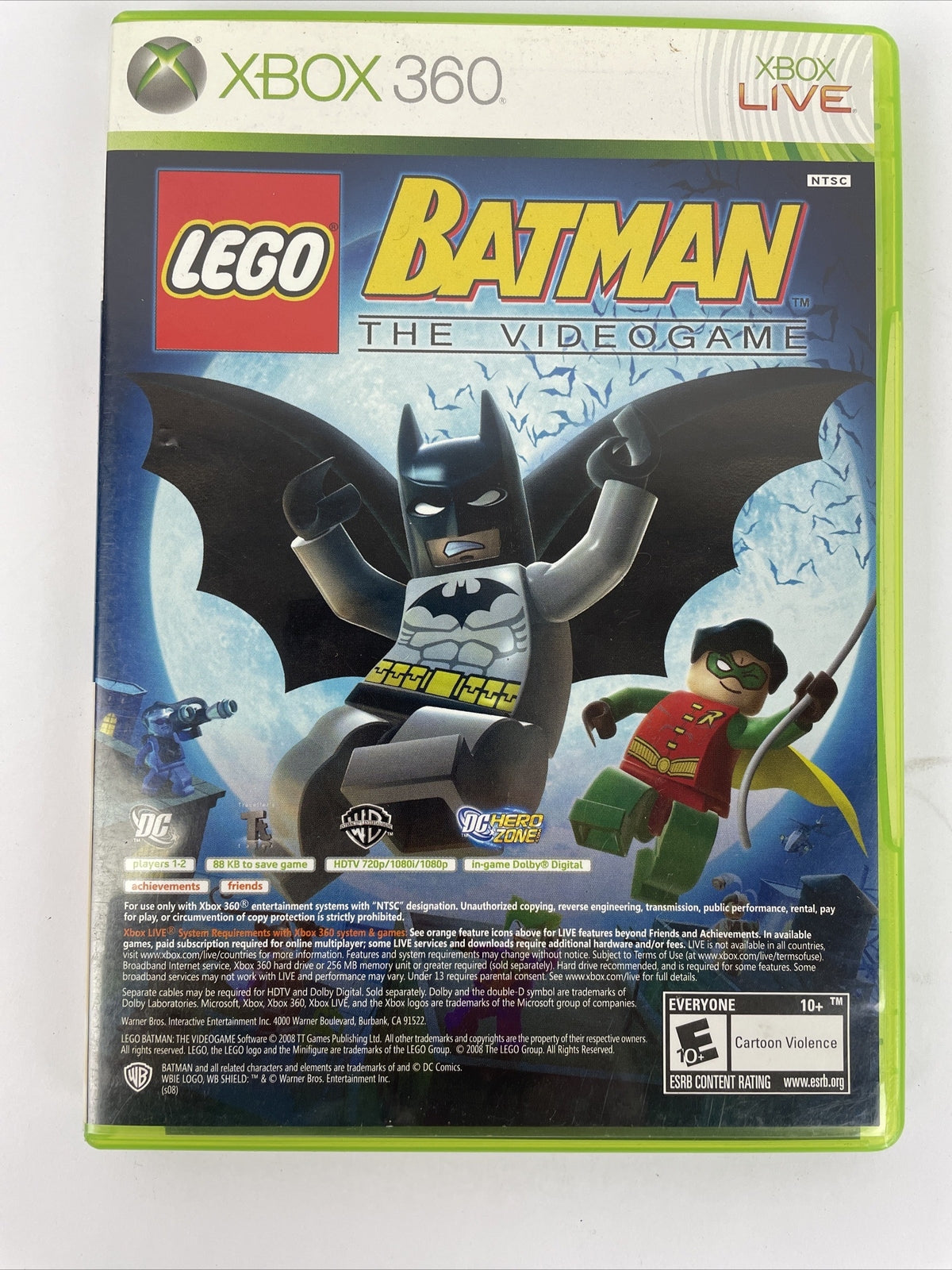 LEGO Batman : The Videogame / Pure 4 Wheel MC Quadrunner - Xbox 360 Game NTSC