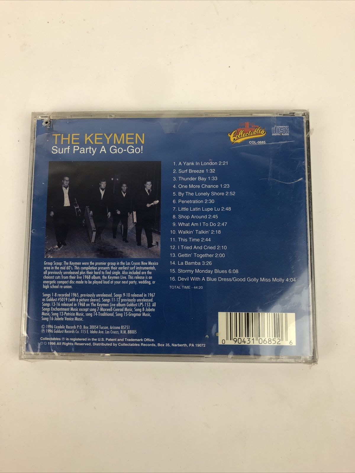 THE KEYMEN - SURF PARTY A GO-GO (CD 1996) SEALED - 16 TRACKS       #7