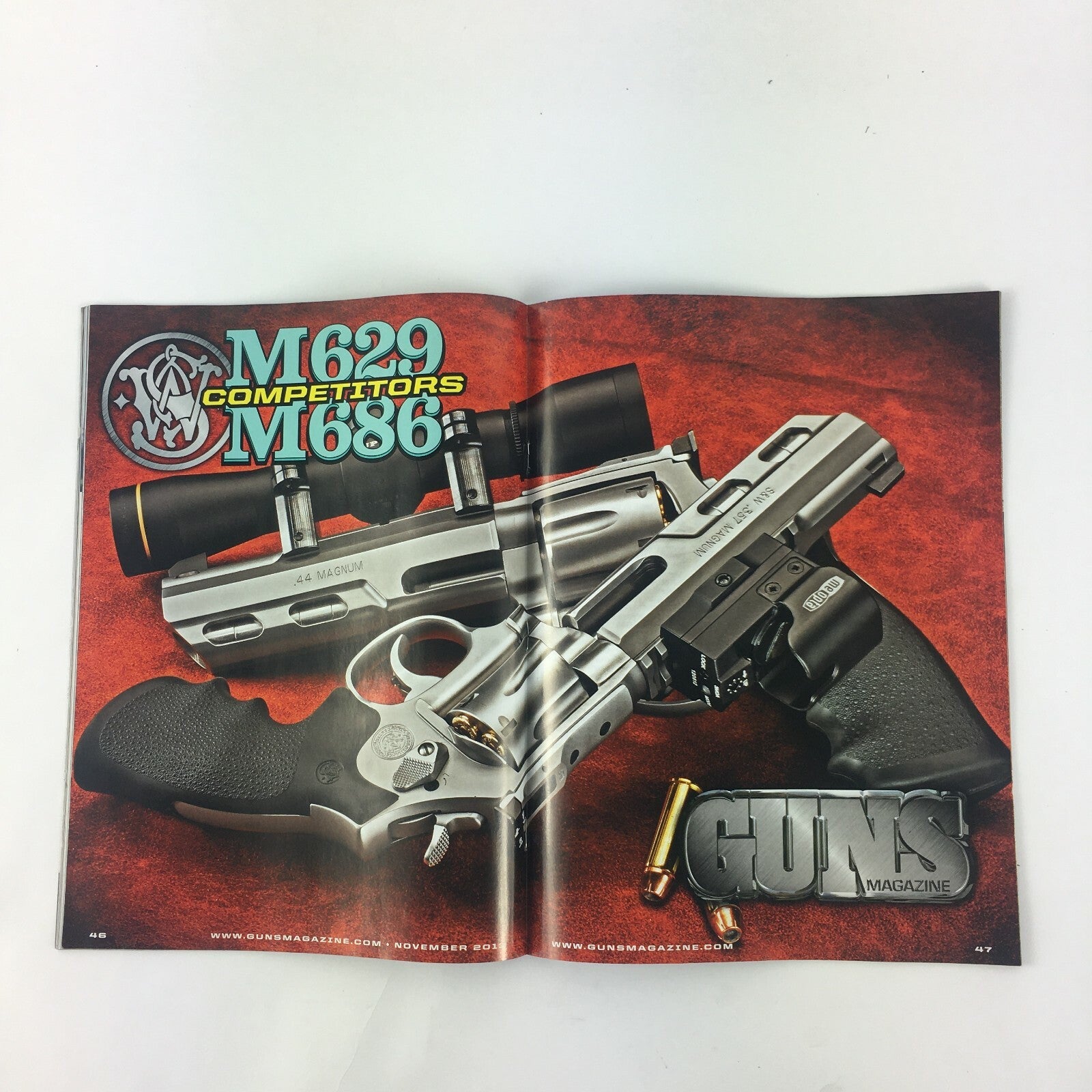 November 2013 Guns Magazine M686 & M629 .357 .44 MAG Savage M11 7mm-08 .243 WIN