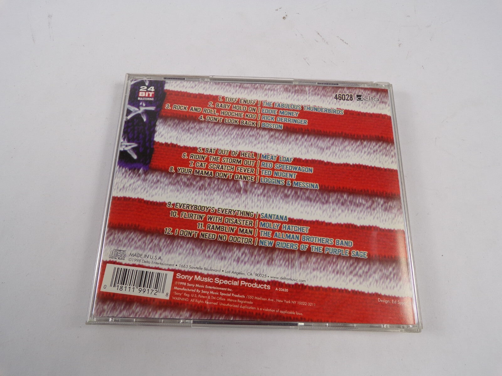 Made In America Molly Hatchet Reo Speedwagon Meat Loaf Boston Santana CD#48