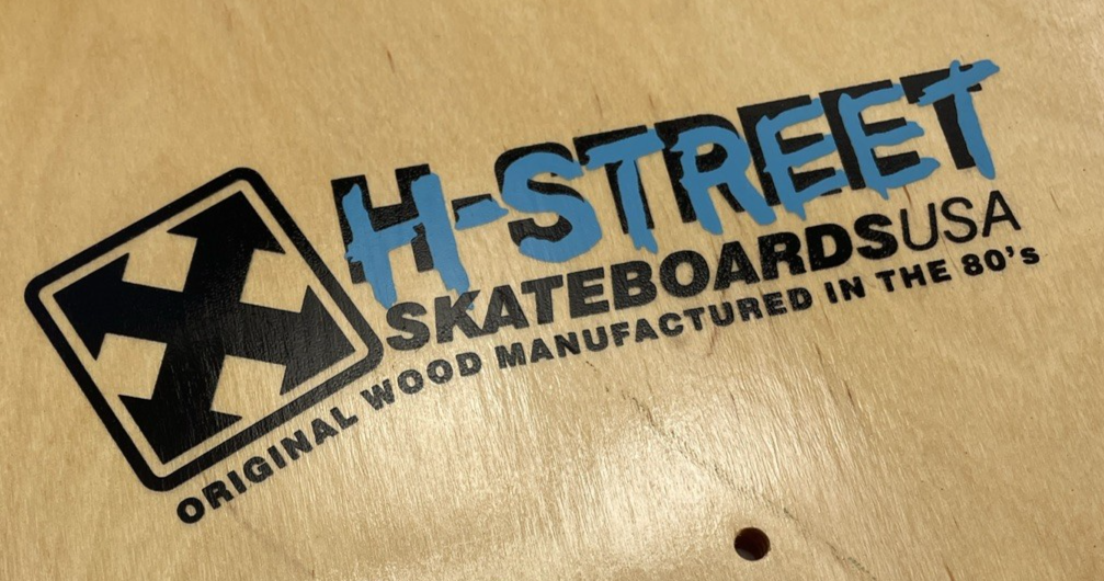 H-STREET Eddie ^El Gato Elguera^  Kitty Reissue Skateboard 80s Wood Hell Concave