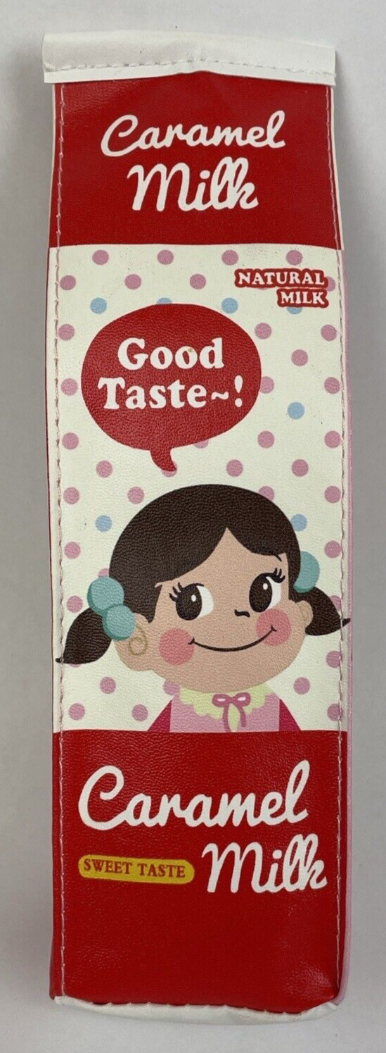 Cute Japanese Kawaii Milk Carton Pencil Case / Pouch Stationery | Caramel Milk
