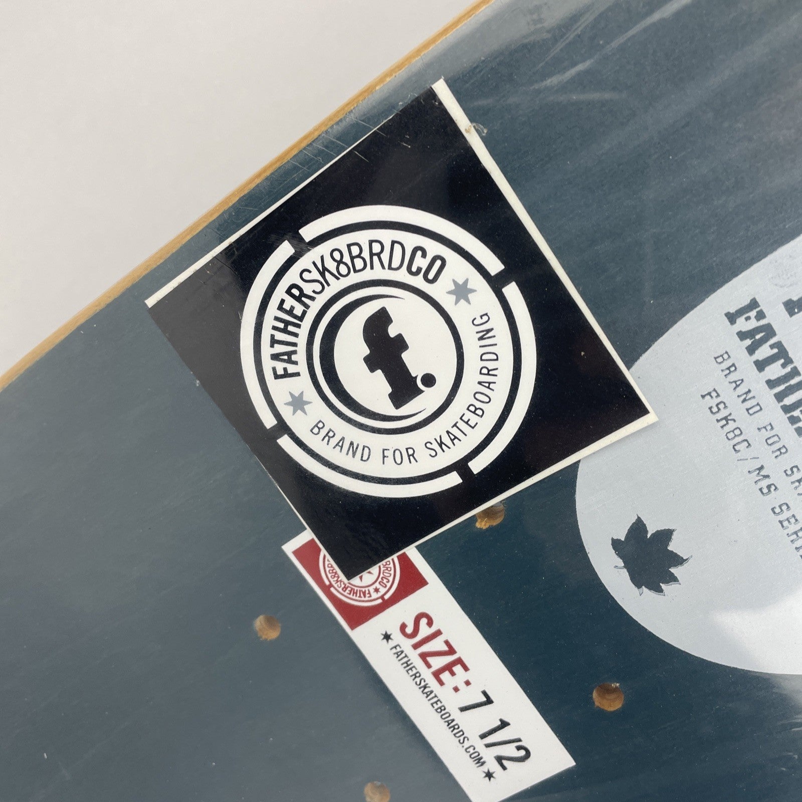 Vintage FATHER Skateboard Co. " MAD SEASON " Skateboard Deck CANADA MS Series 01