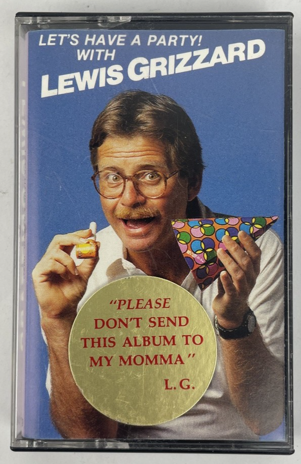1987 Comedy Cassette LEWIS GRIZZARD " Lets Have A Party With Lewis Grizzard "