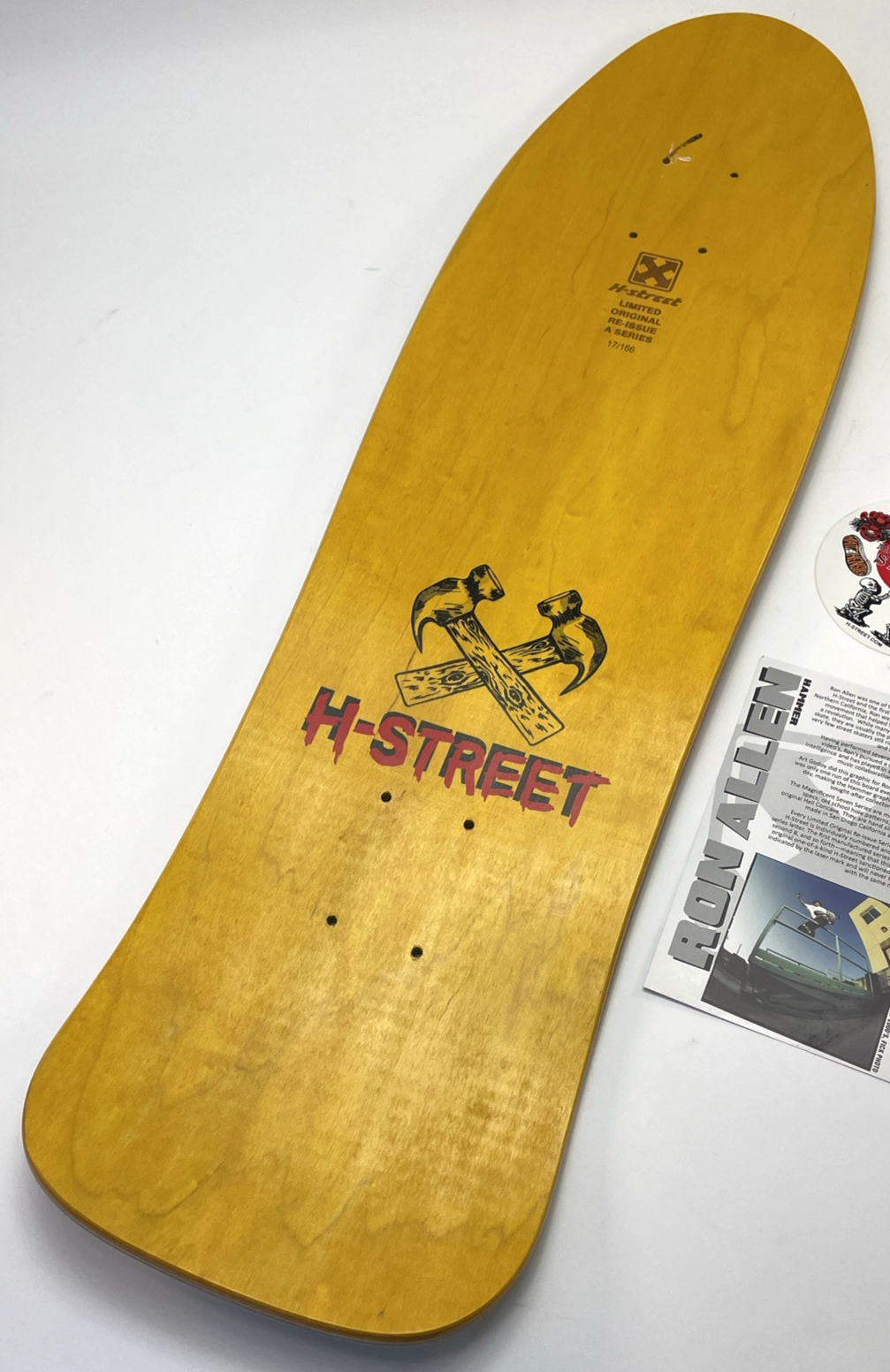 RON ALLEN "INSANE" RE-Issue Deck H-Street Skateboards Watson Laminates 17 / 166