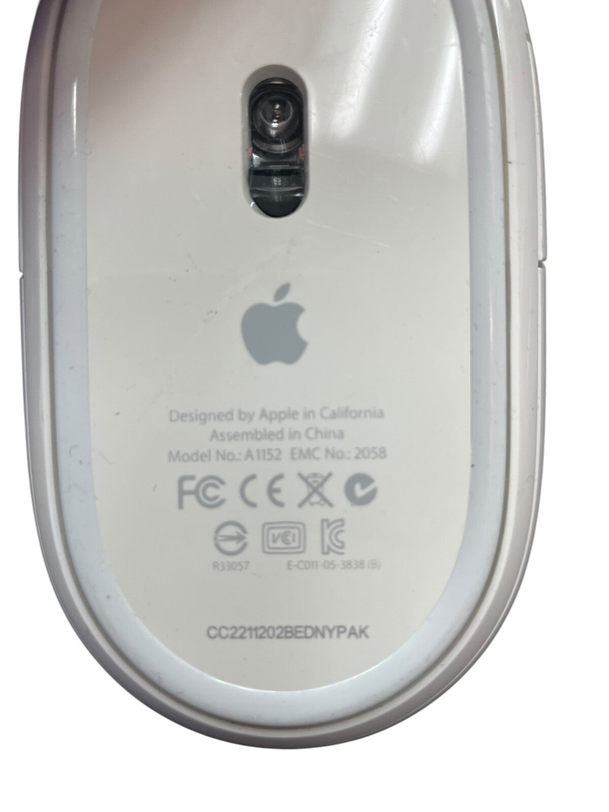 Classic Genuine OEM Apple USB Wired Optical Mouse Model A1152 White