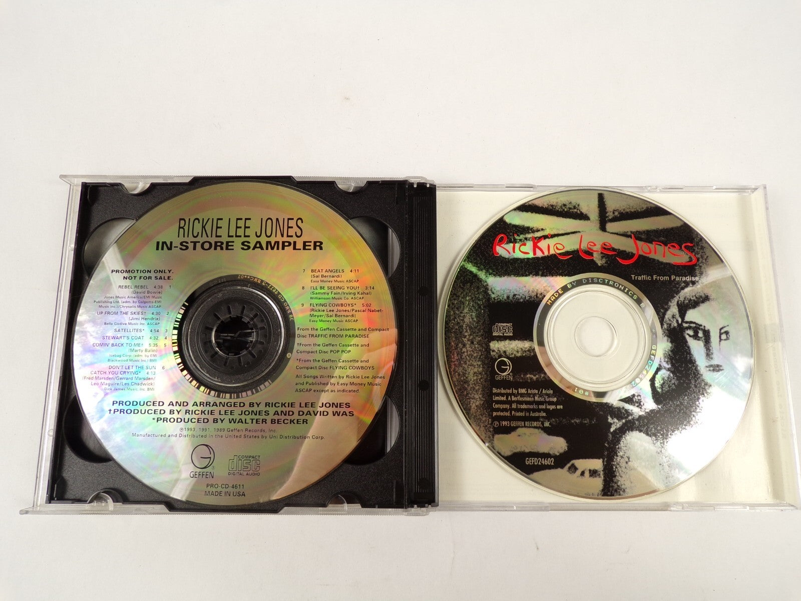 Rickie Lee Jones Traffic From Paradise Pink Flamingos Altar Boy CD#46