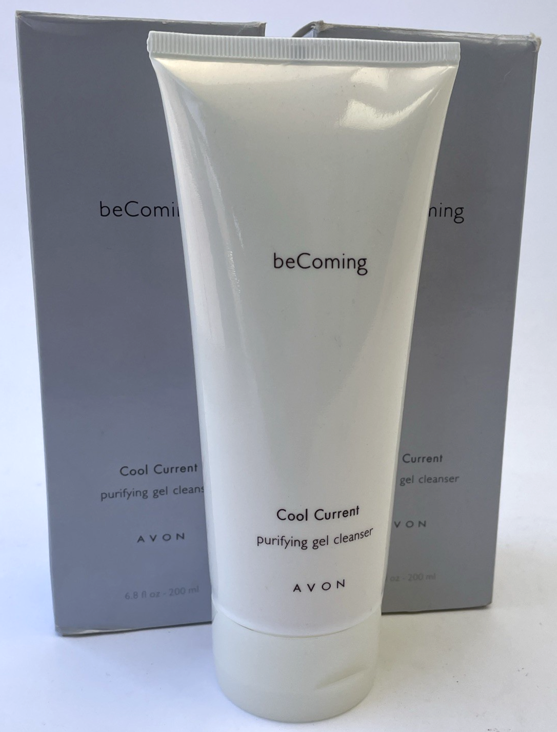 Lot of 2 x Avon beComing COOL CURRENT Purifying Gel Cleanser Discontinued NOS