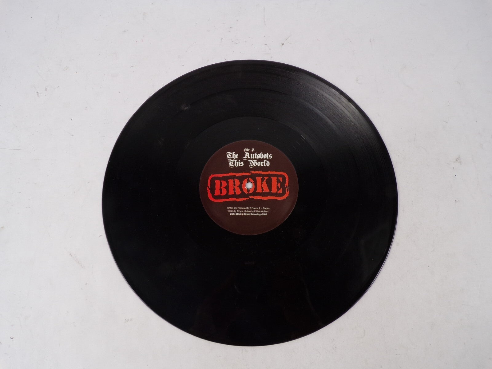 The Autobots This World Vinyl Record