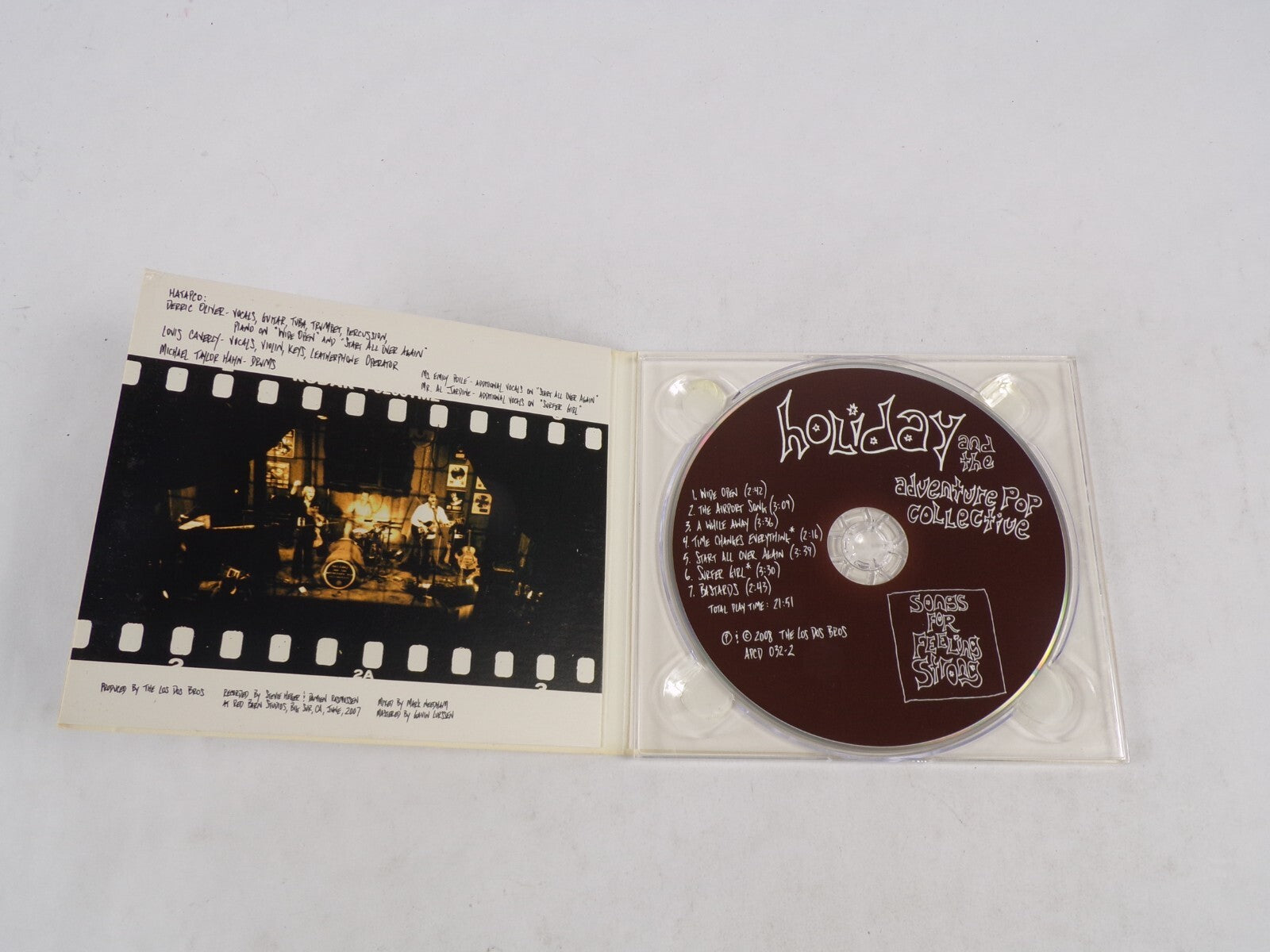 Holiday And The Adventure Pop Collective Songs For Feeling Strong Wide OpenCD#58