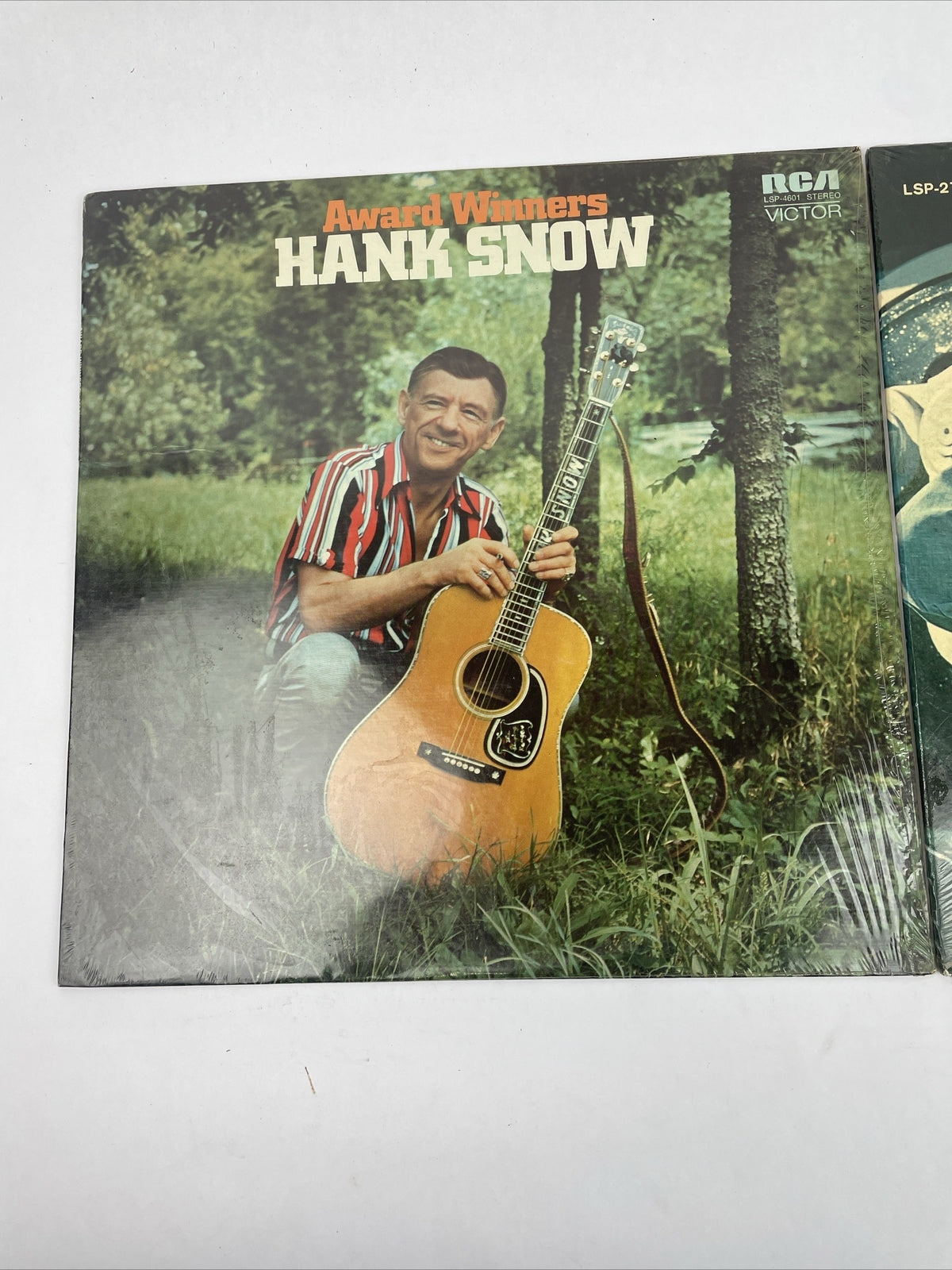 2 x HANK SNOW: Railroad Man US RCA LSP 2705 + Award Winners Stereo LP LSP 4601