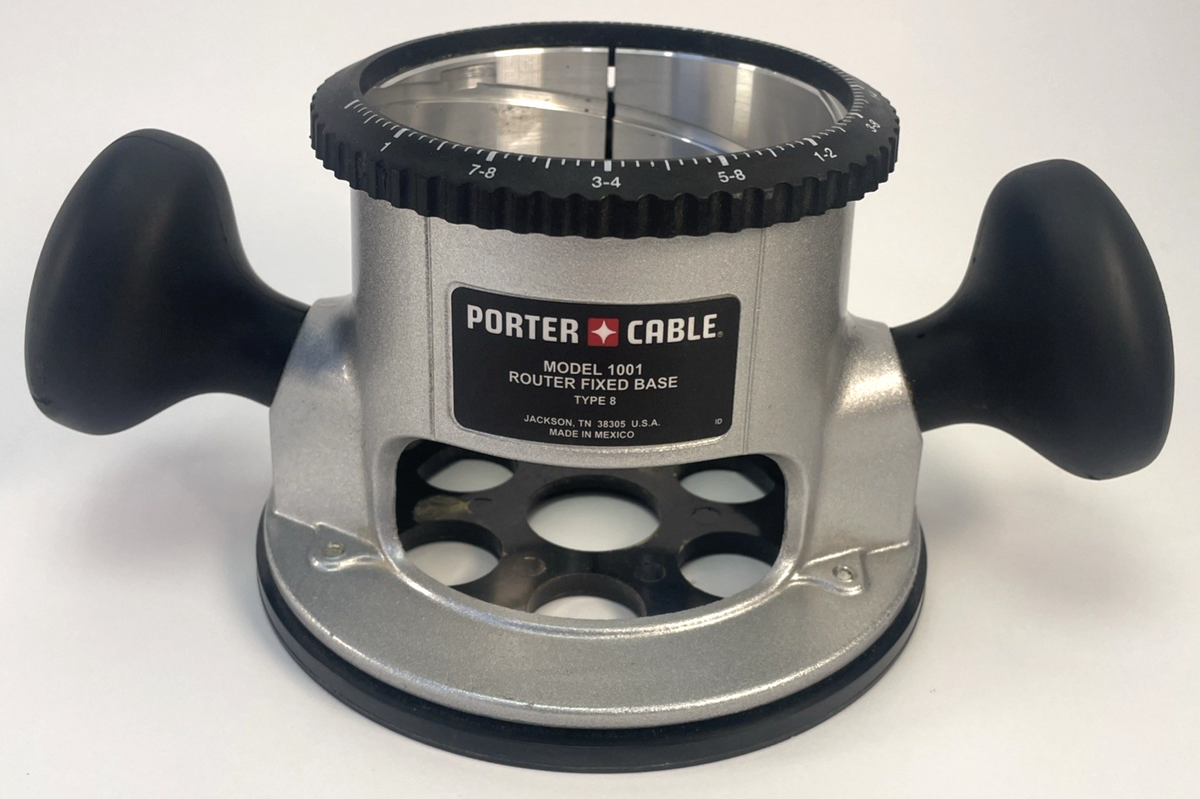 Porter Cable Model 1001 Fixed Router Base Fits 690 100 630 Motors Base Housing