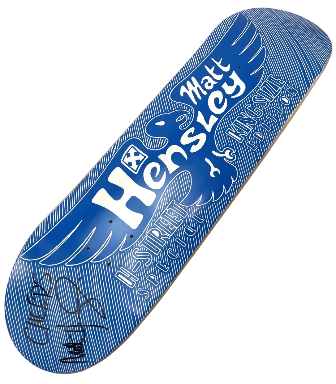 Matt Hensley H-STREET " Eagle " King Size Special Edition Skateboard Deck Signed