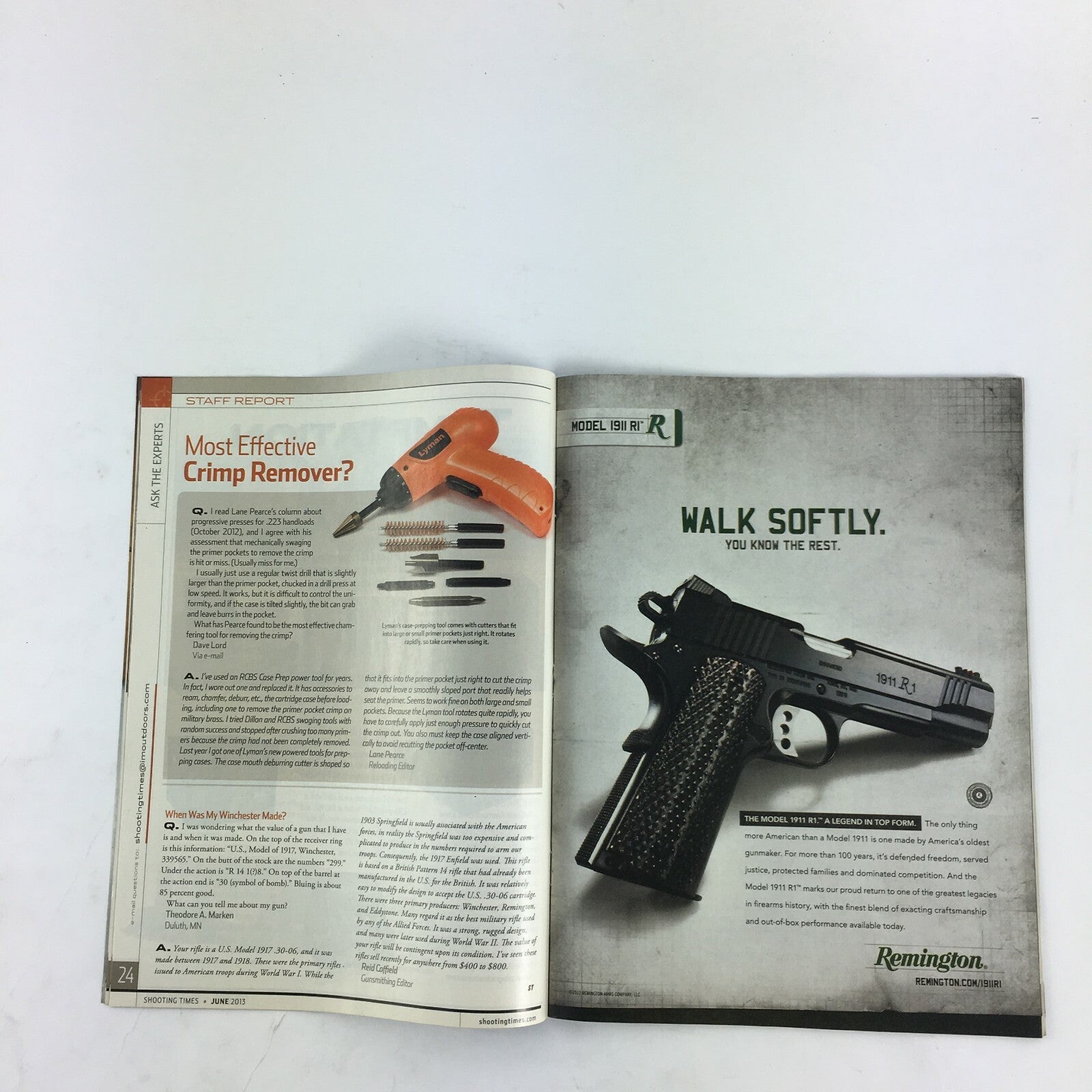  June 2013 Guns & Ammo Magazine Big News .380 Ruger LC380 TAC-XPD Reactor R5