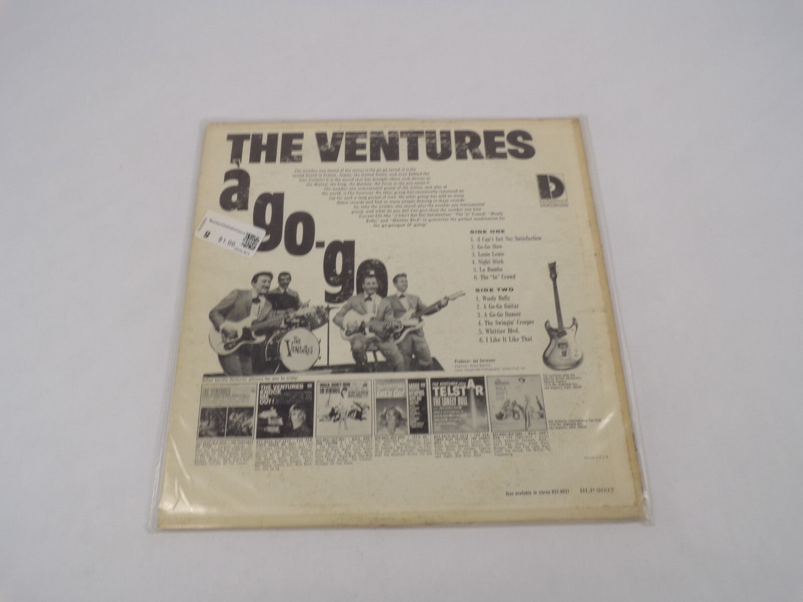 The Ventures A Go-Go La Bamba The "In" Crowd Night Stick Vinyl Record