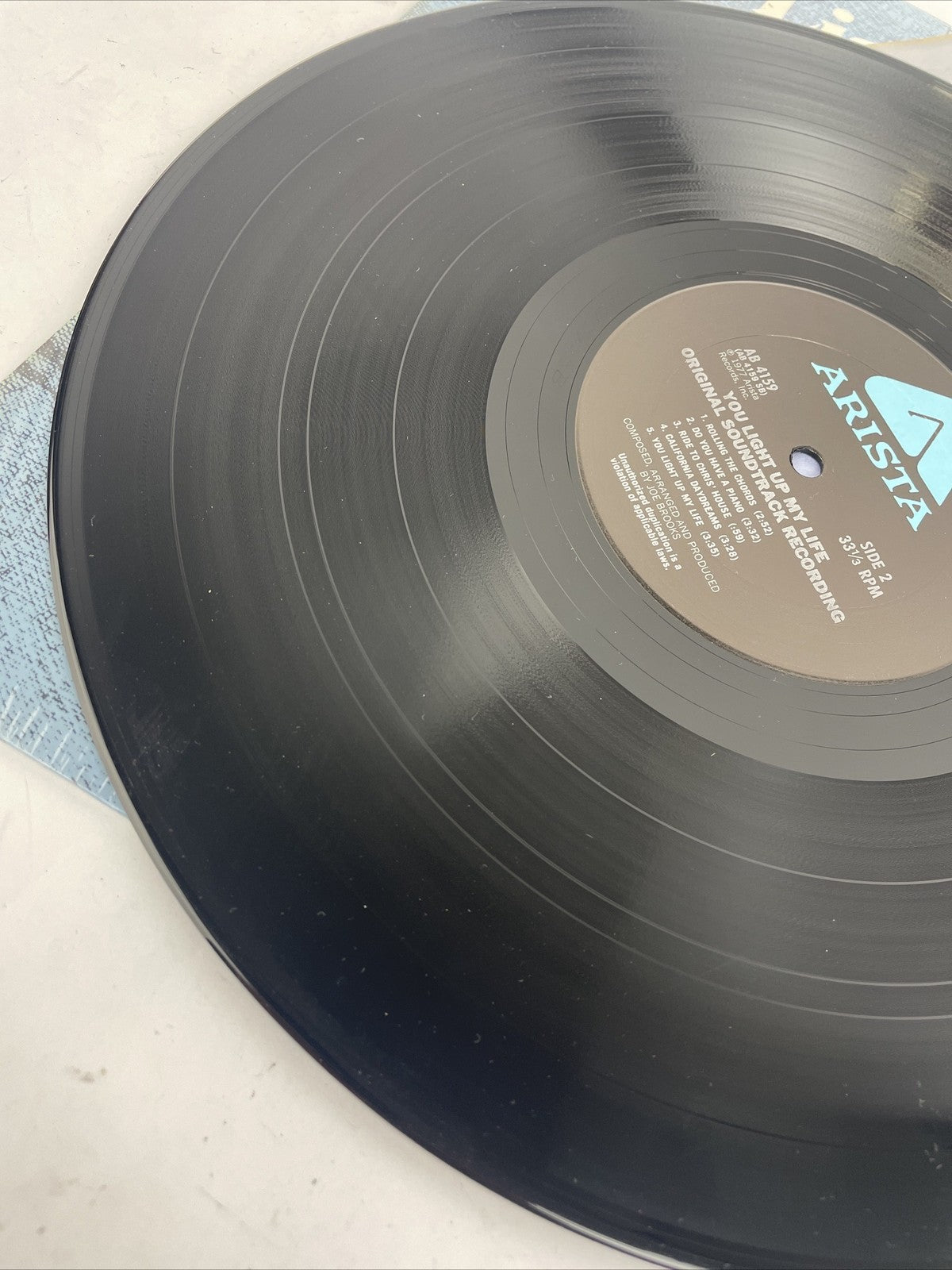YOU LIGHT UP MY LIFE - Motion Picture SOUNDTRACK - VINYL LP RECORD ALBUM - VGC