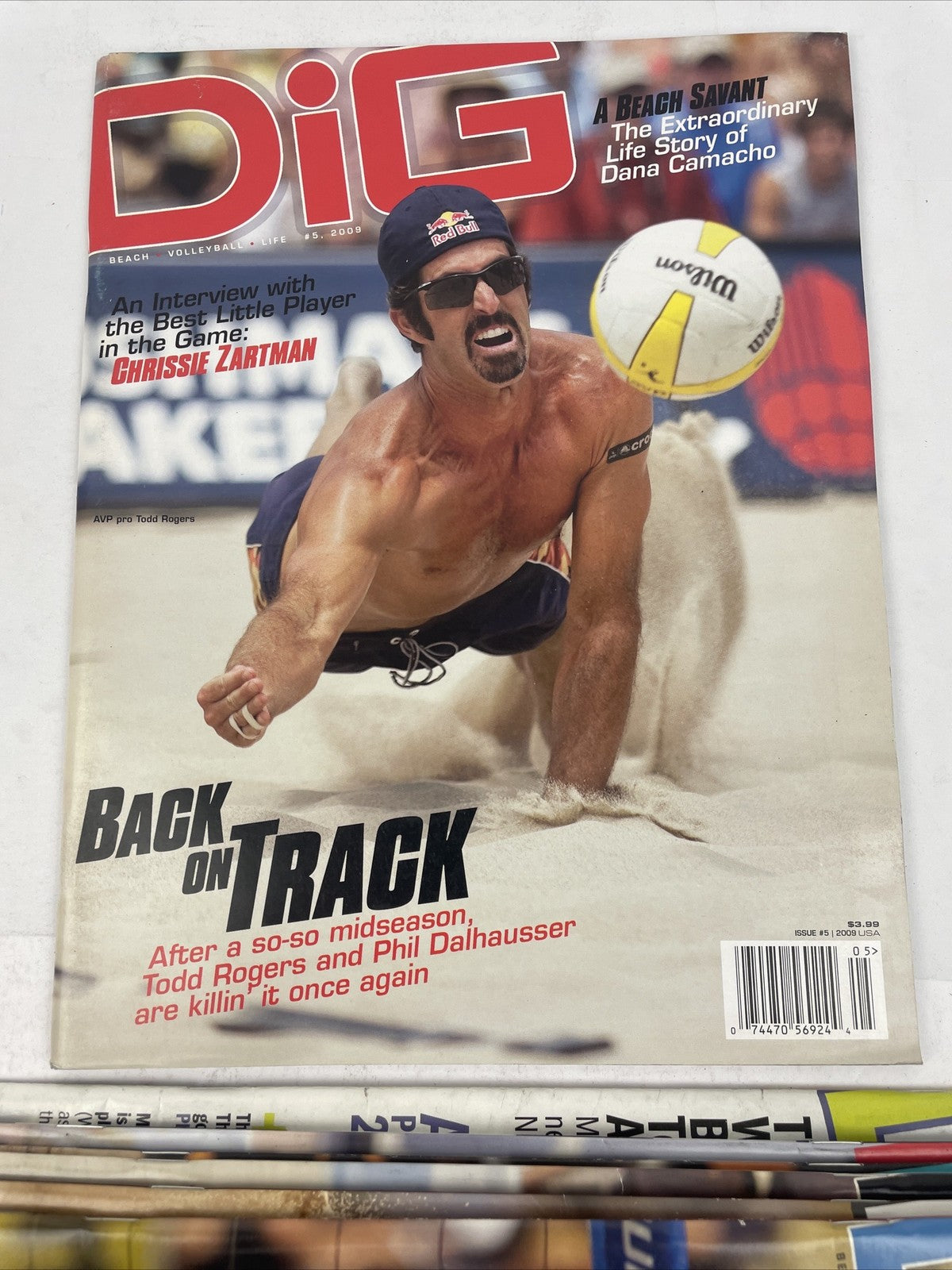 Lot Of 7 x 2009 2010 2011 " DiG " Beach Volleyball Life Magazine