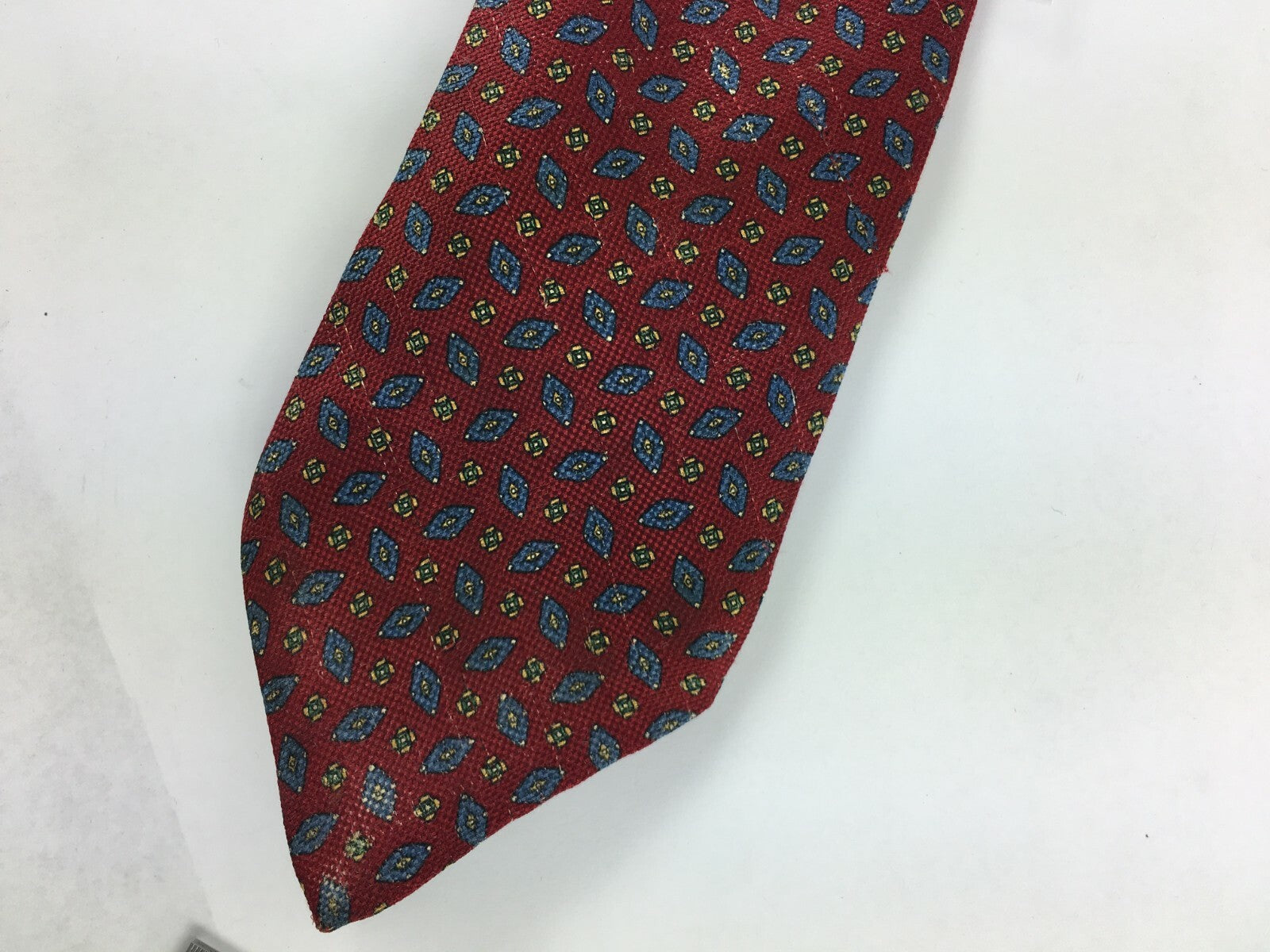 Genuine TommyHilfiger 100%Silk Handmade Stylish Formal/Casual Tie Multi Coloured