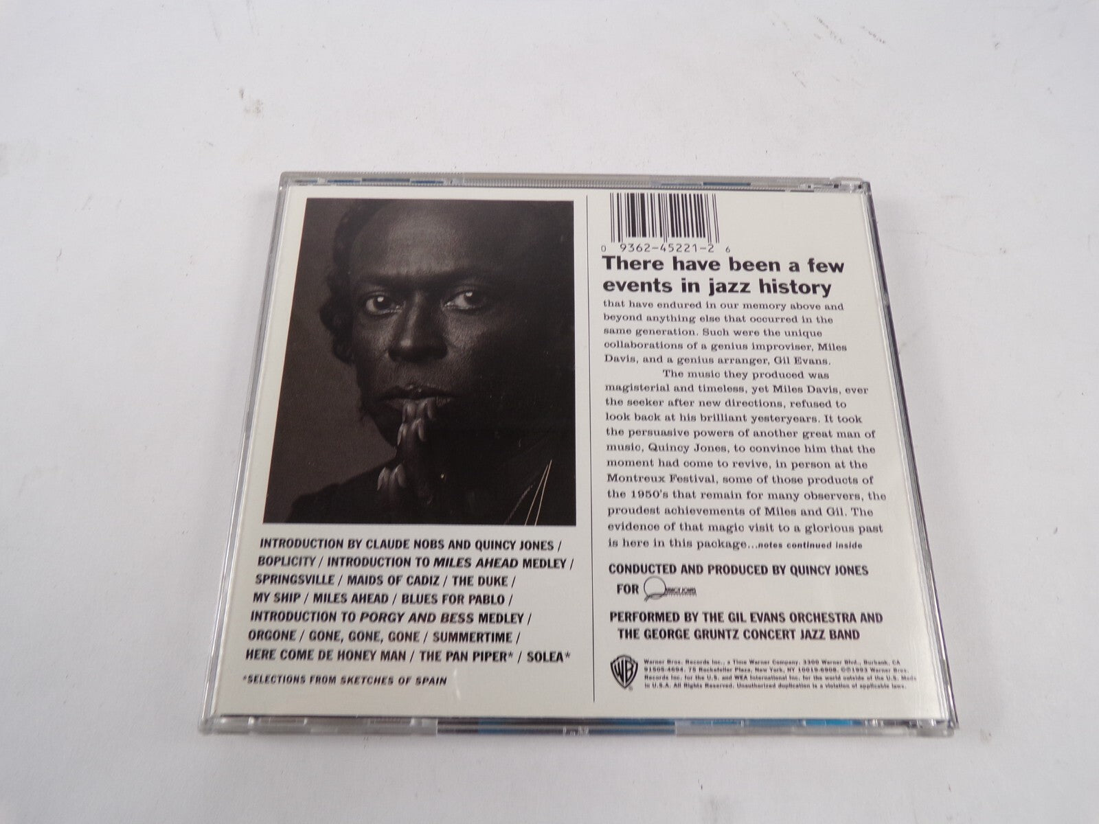 Miles & Quincy Live At Montreux Featuring The Classic Arrangements Of Gil CD#51