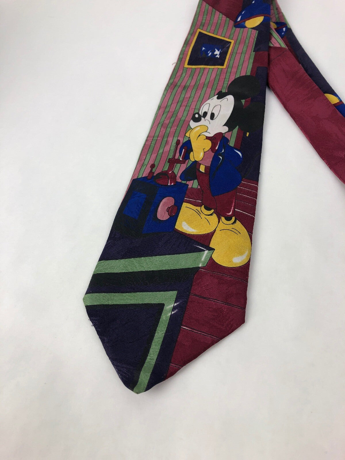 Mickey Unlimited Necktie Tie Mickey Mouse Singing Disney Phone Confused FSTSHP