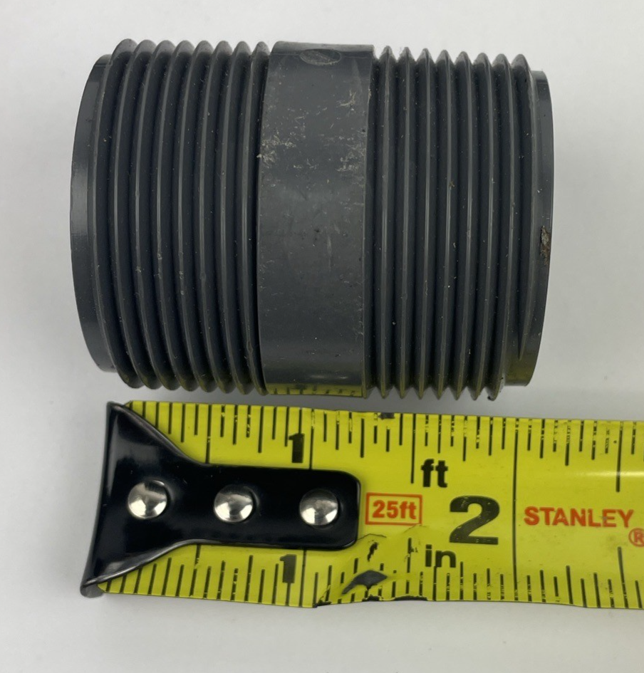 SPEARS LASCO Lot of 16 - 1" x 2" Schedule 80 threaded PVC Pipe Nipple