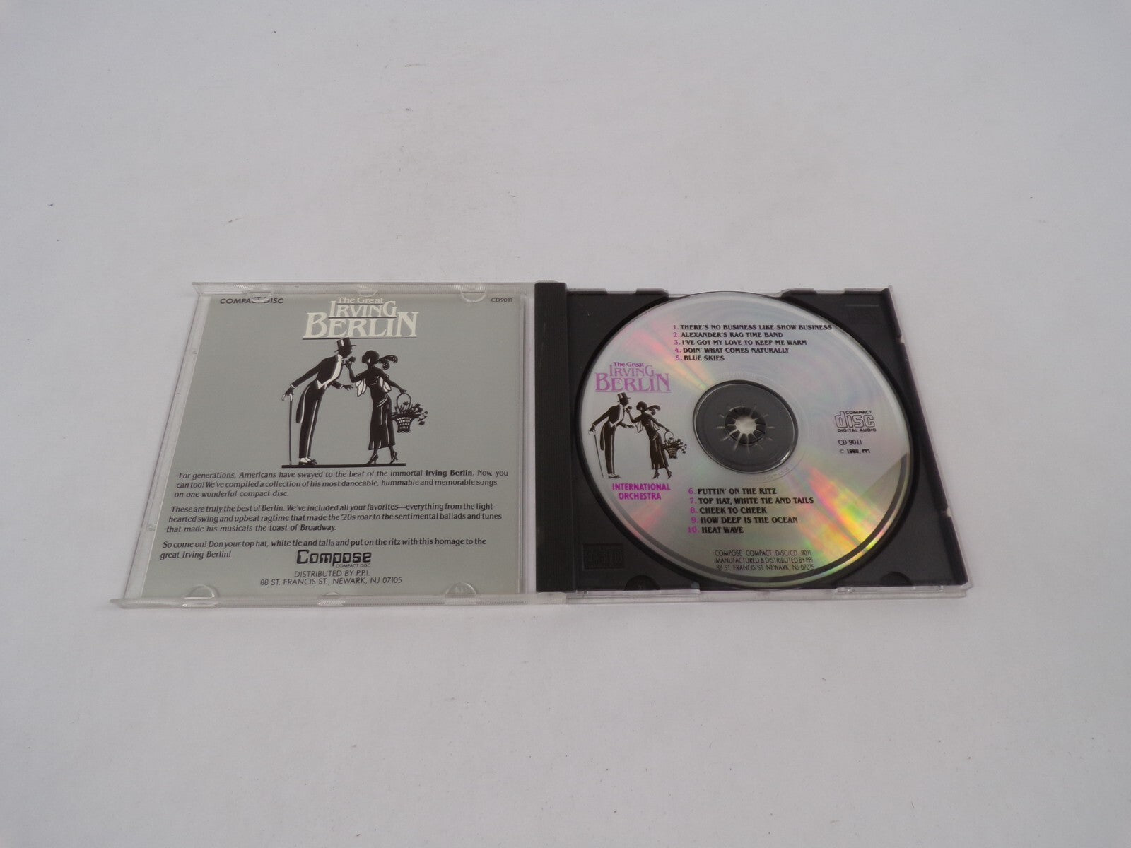 The Great Irving Berlin Blue Skies Alexander's Ragtime Band Heat Wave I've CD#70