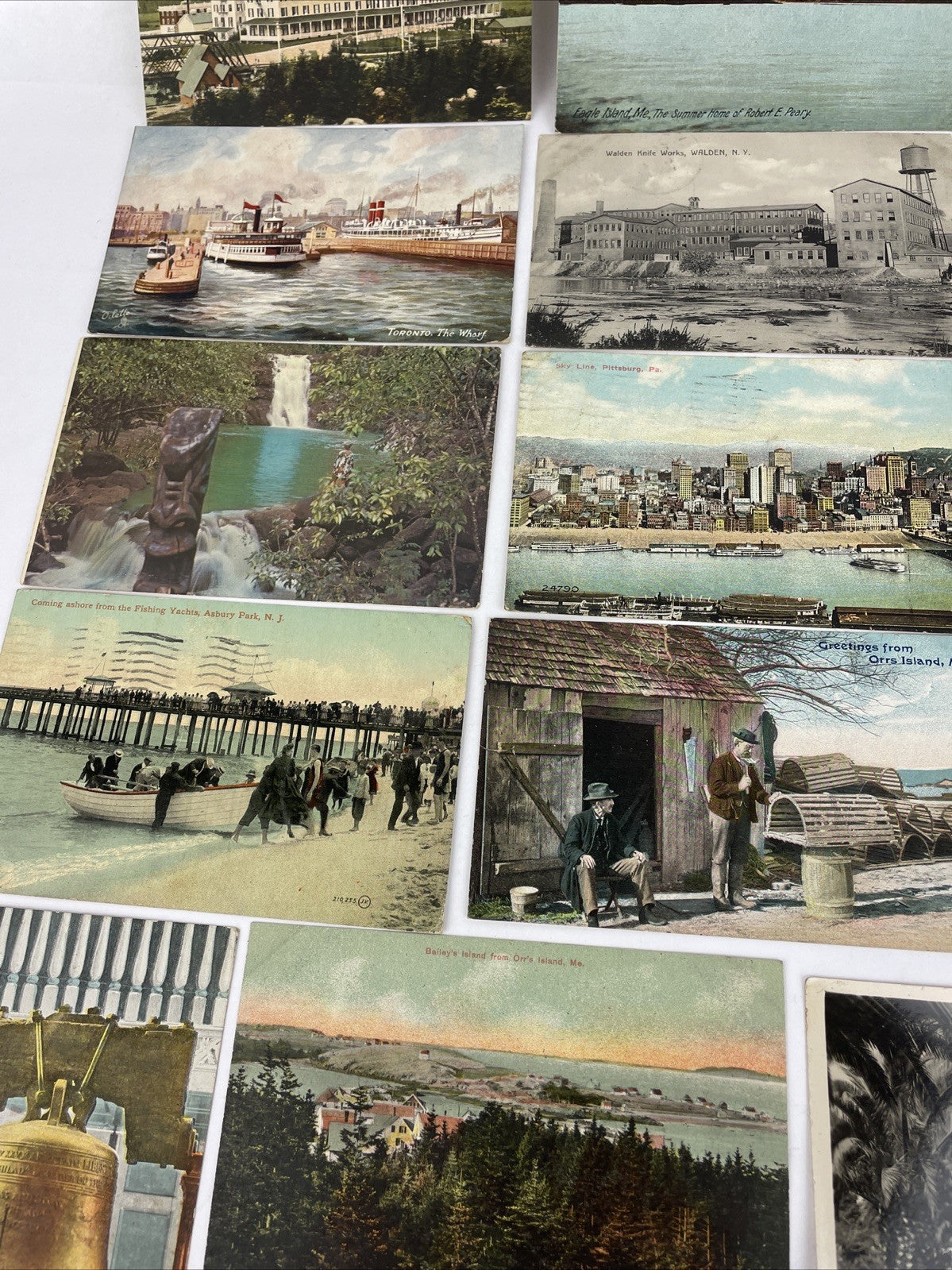 23 Postcard Lot - Unused & Used Variety - Vintage & Antique East Coast Fishing
