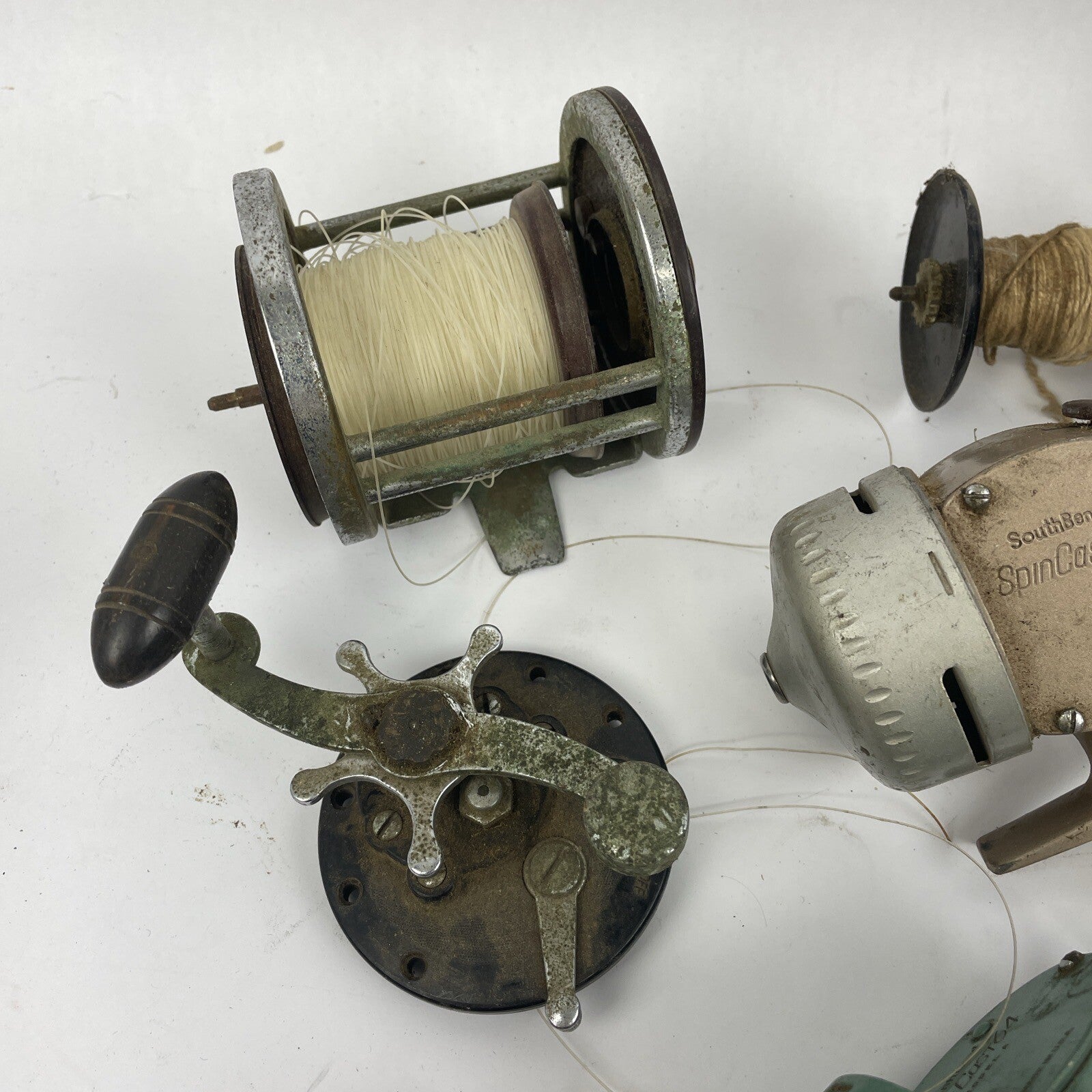 10 + Vintage Bait Cast Conventional Spinning Fresh Salt Reels For Parts Repair