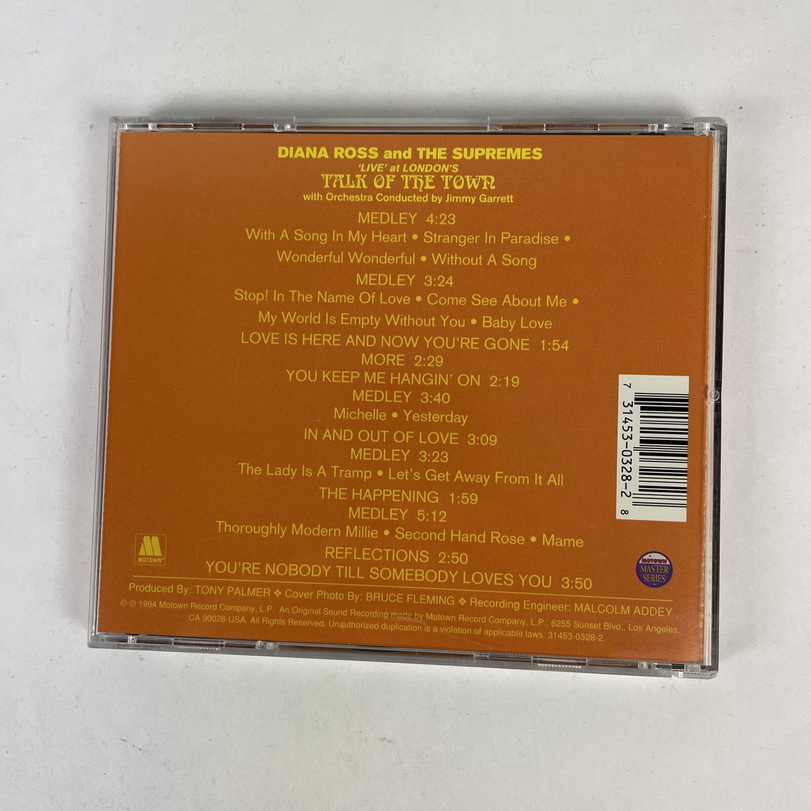 Diana Ross and The Supremes - Live at London's Talk of The Town CD  #23