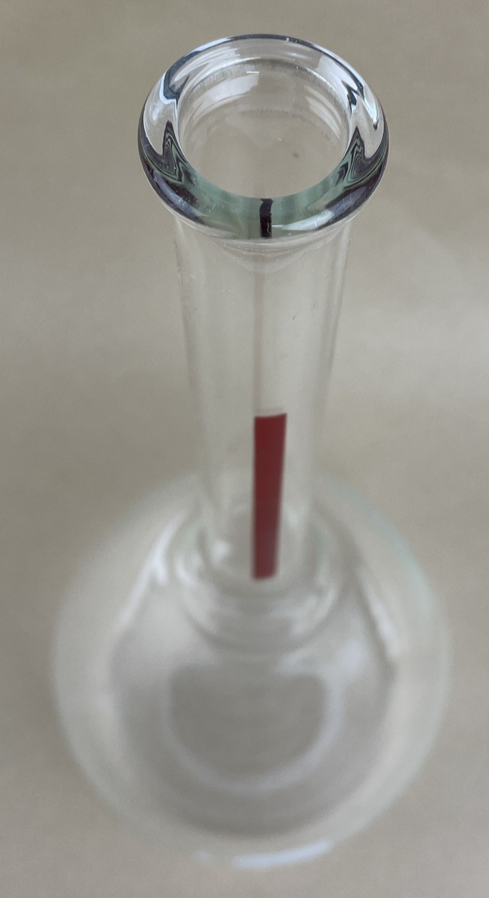 PYREX 1000 mL  No. 5600 LABORATORY GLASS Volumetric FLASK U.S.A. Made