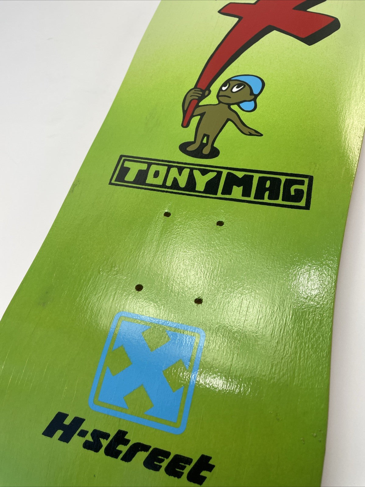 Tony Magnusson H Street Kid And Cross  Reissue 1980s Wood Hell Concave In Shrink