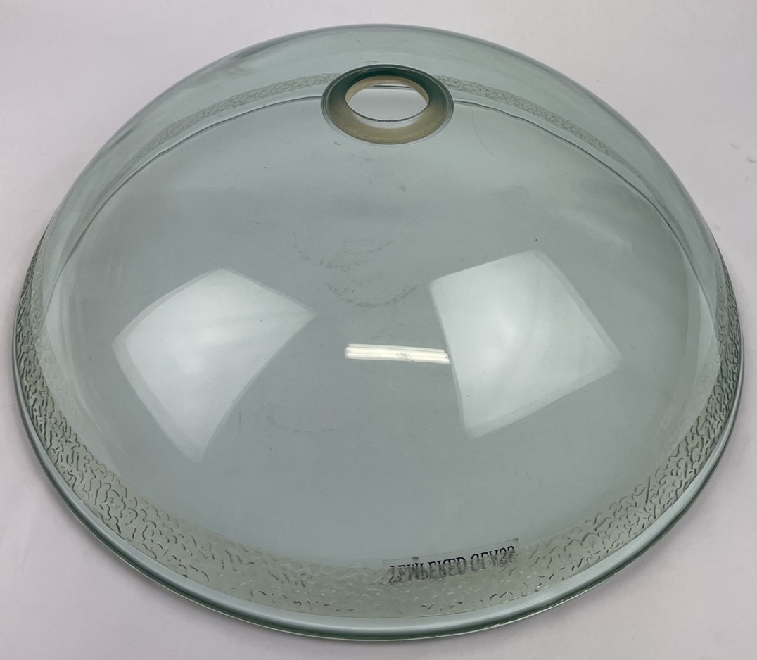 Bathroom Glass Vessel Sink Drain Faucet Clear Tempered Combo Basin Bowl 17"x5.5"