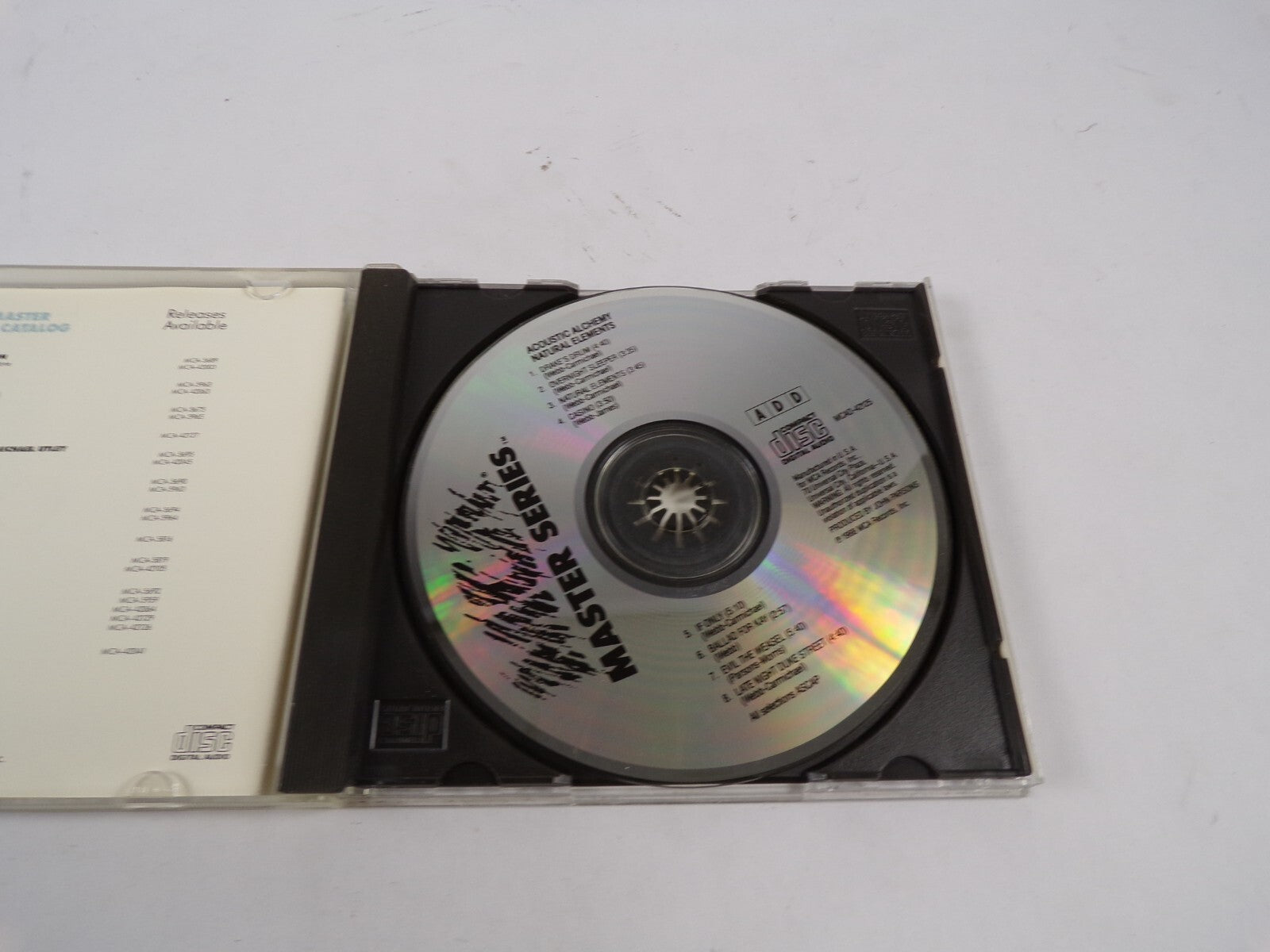 Acoustic Alchemy Natural Elements Drake's Drum Casino Ballad For Kay CD#61