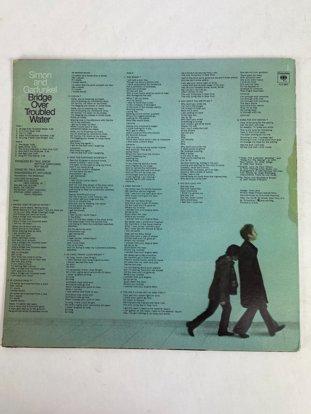 Simon And Garfunkel Bridge Over Troubled Water Vinyl Record