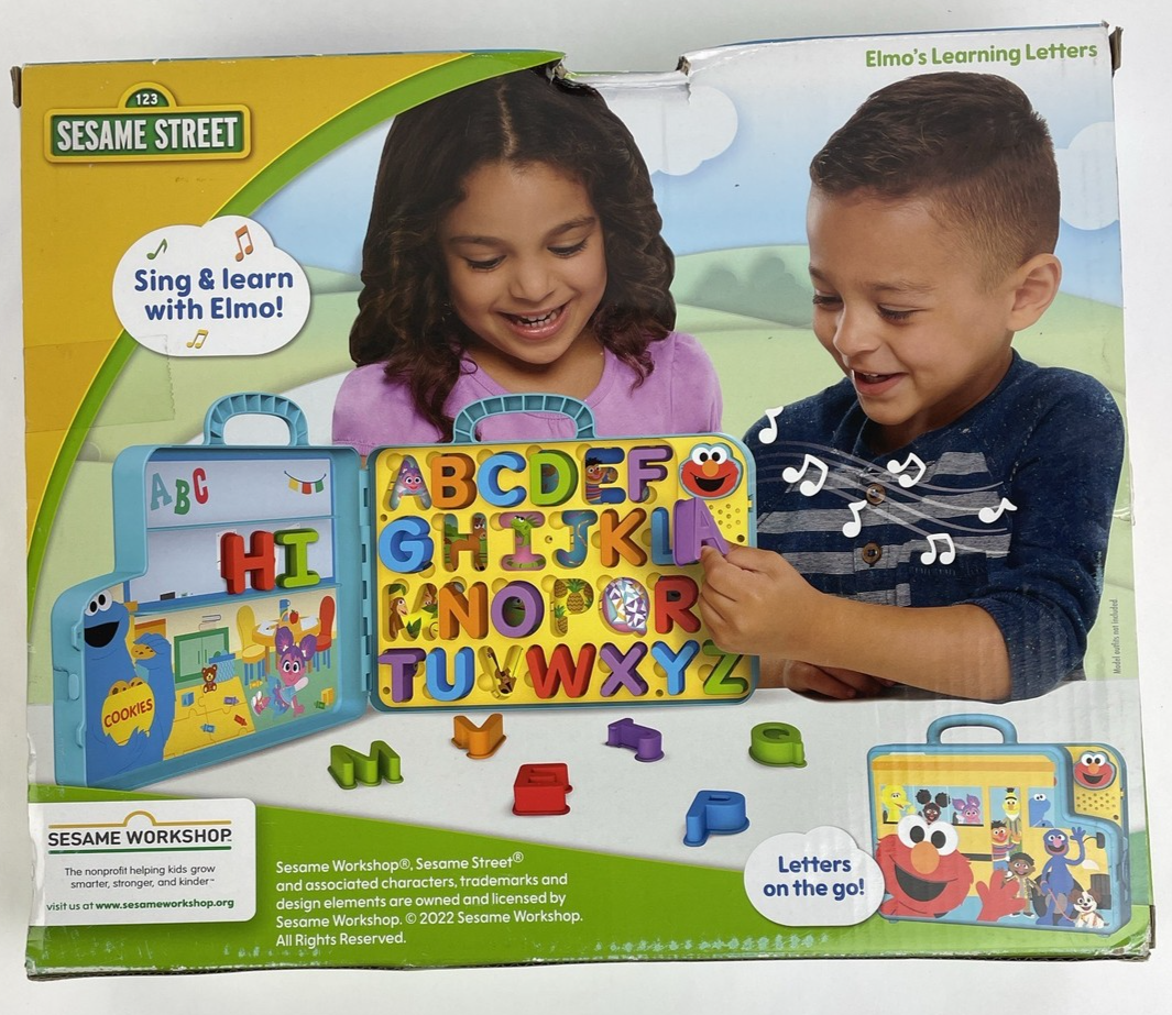 SESAME STREET Elmo's Learning Letters Bus — Interactive Alphabet & Spelling Toy