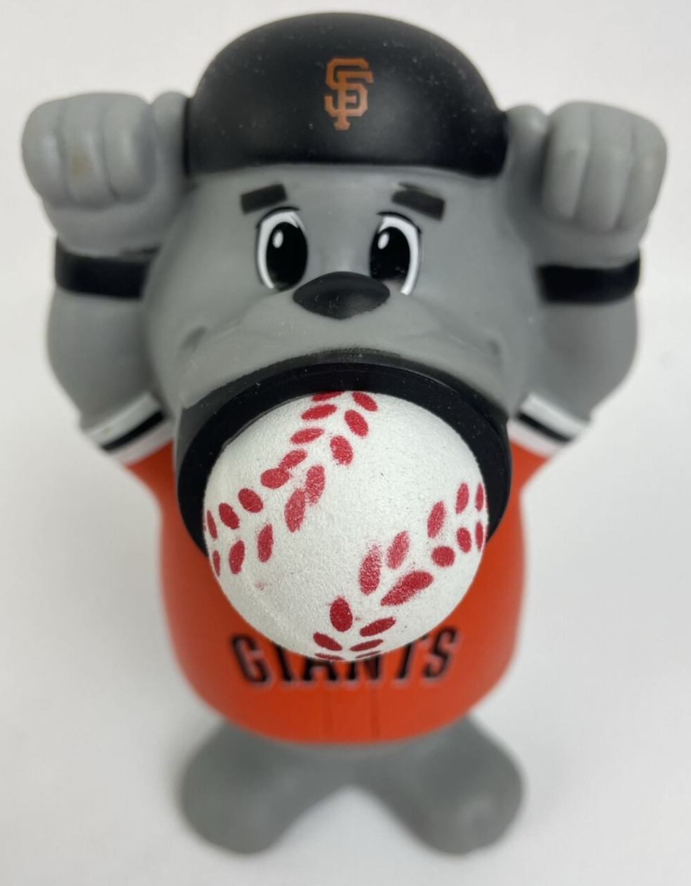 Hogwild MLB San Francisco Giants Baseball Squeeze Popper Mascot 5" TALL One Ball